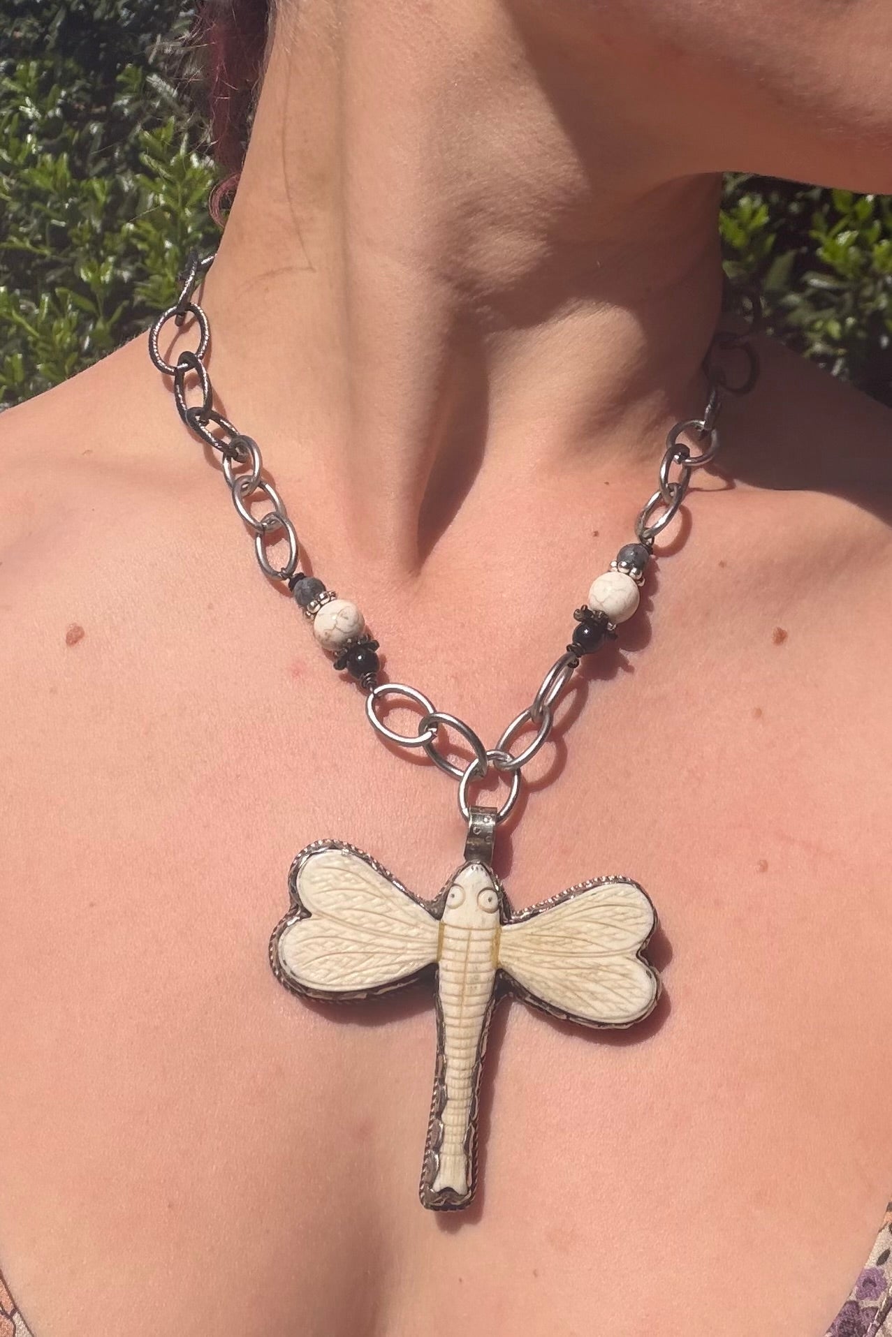 Dragonfly Mash Necklace - ivyandlavyboutique ivyandlavyboutique