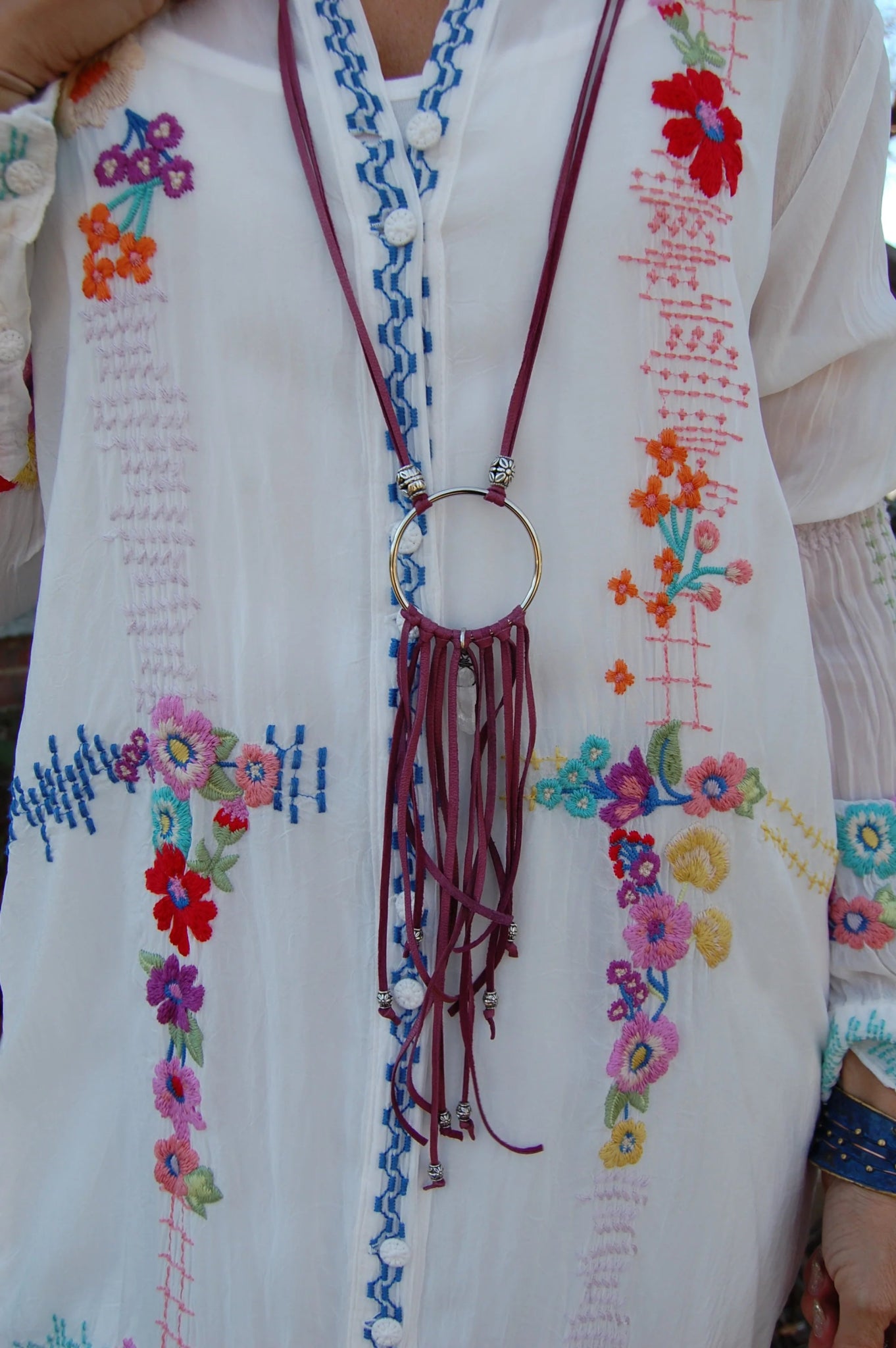 Dream Catcher Quartz Long Layering Necklace - ivyandlavyboutique Spirit Lala