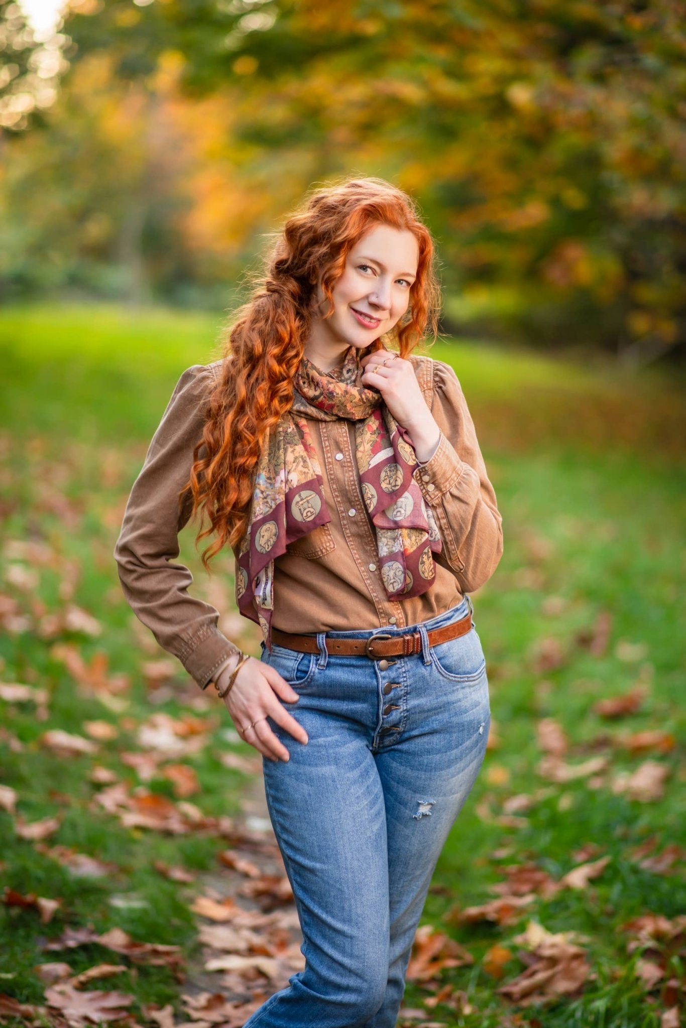 Dream Weaver Bohemian Scarf with Zodiac Signs - ivyandlavyboutique Market of Stars (USA)