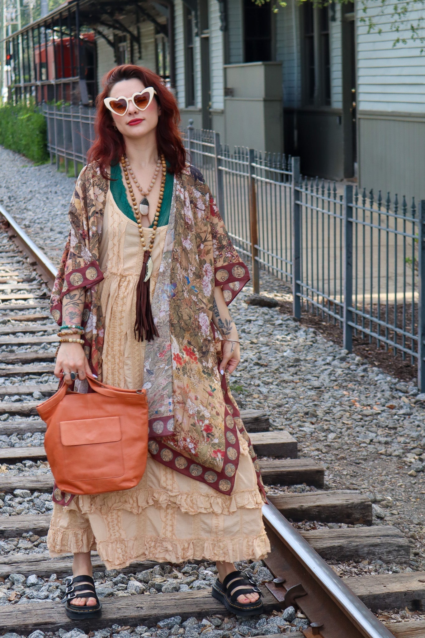 Dreamweaver Bamboo Bohemian Kimono with Zodiac Signs - ivyandlavyboutique Market of Stars