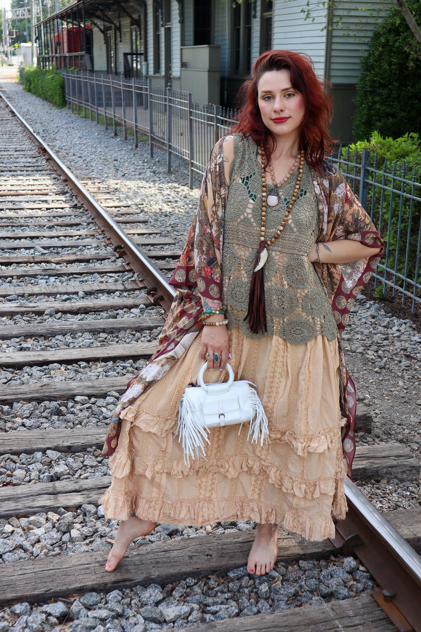 Dreamweaver Bamboo Bohemian Kimono with Zodiac Signs - ivyandlavyboutique Market of Stars