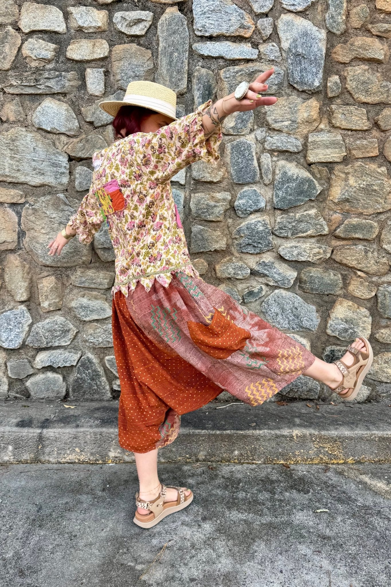 Duality Karma Culottes Combo 2 - ivyandlavyboutique Kantha Bae