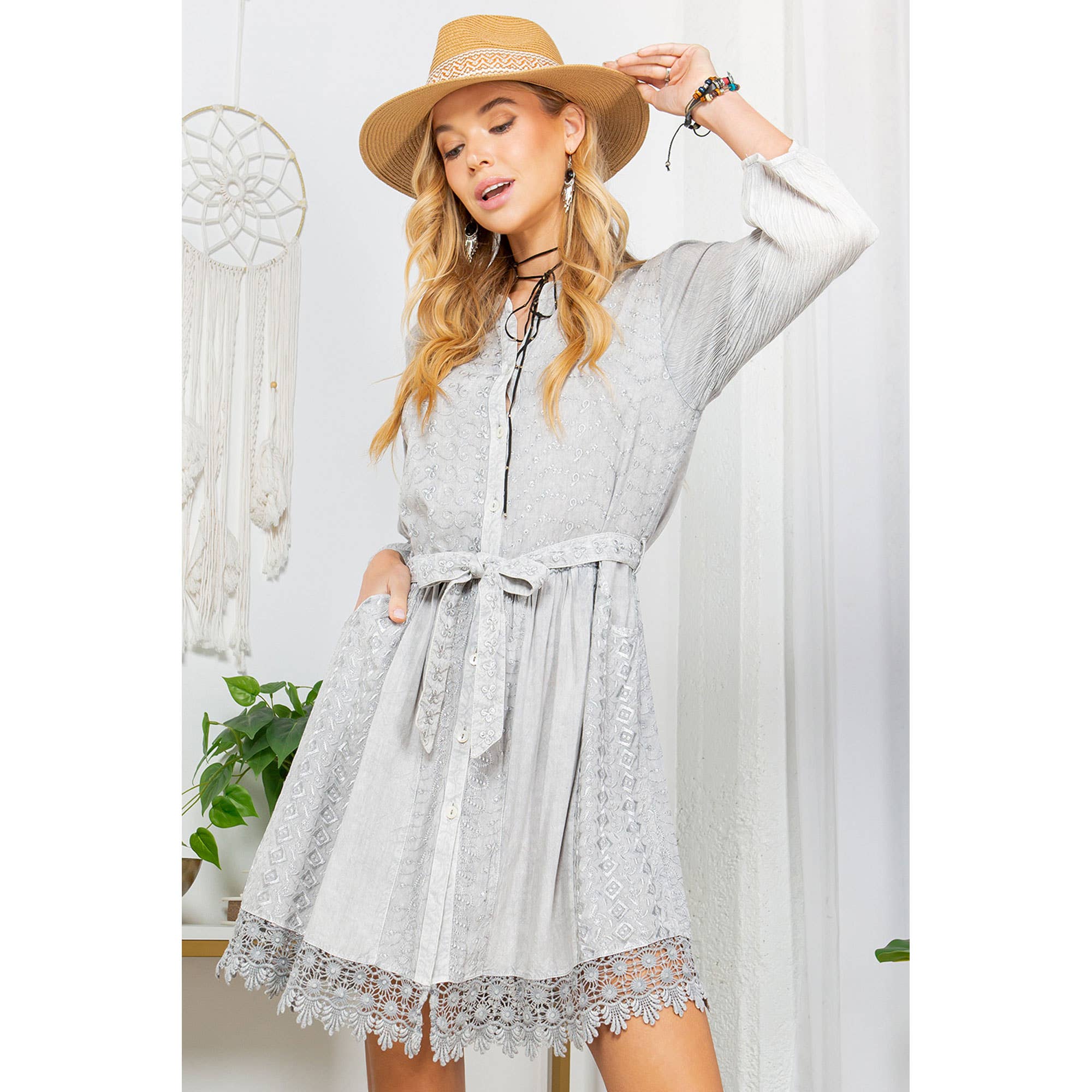 Kathy's Boho Baby Doll Dress