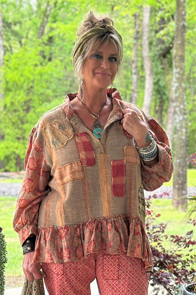 Early Bloom Top Boho Top - ivyandlavyboutique Jaded Gypsy