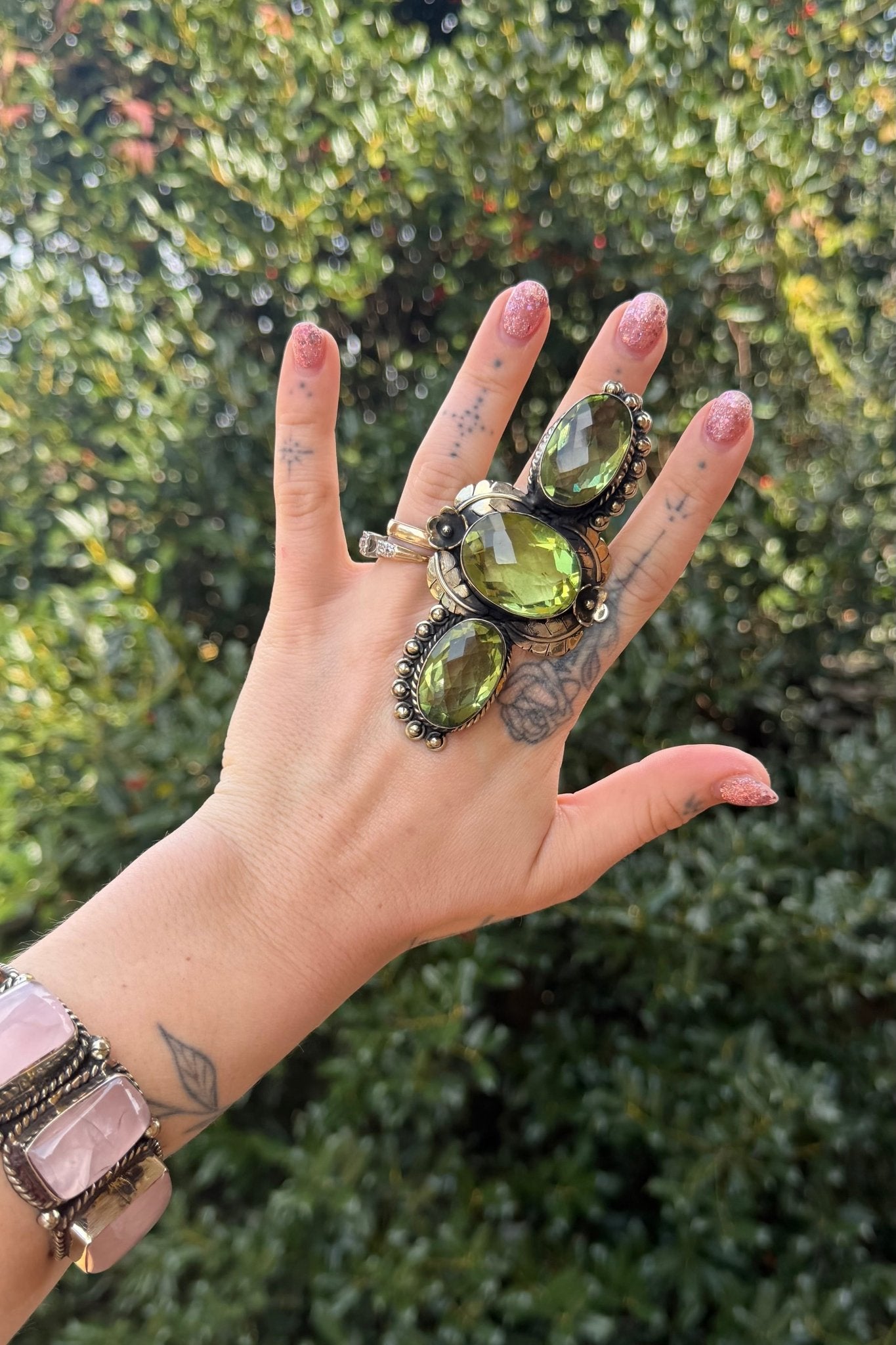 Emerald Brick Road Ring 1 - ivyandlavyboutique ivyandlavyboutique