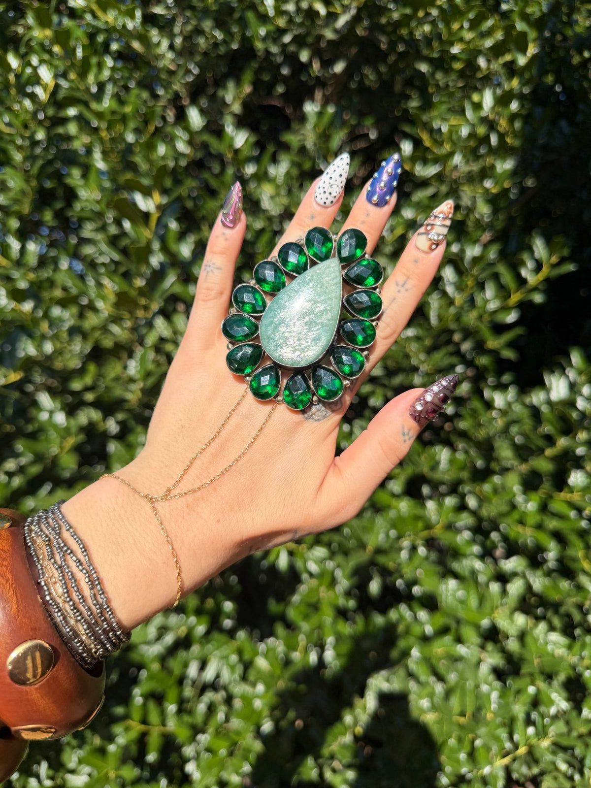 Emerald Days Ring - Boho Wanderlust Boutique ivyandlavyboutique