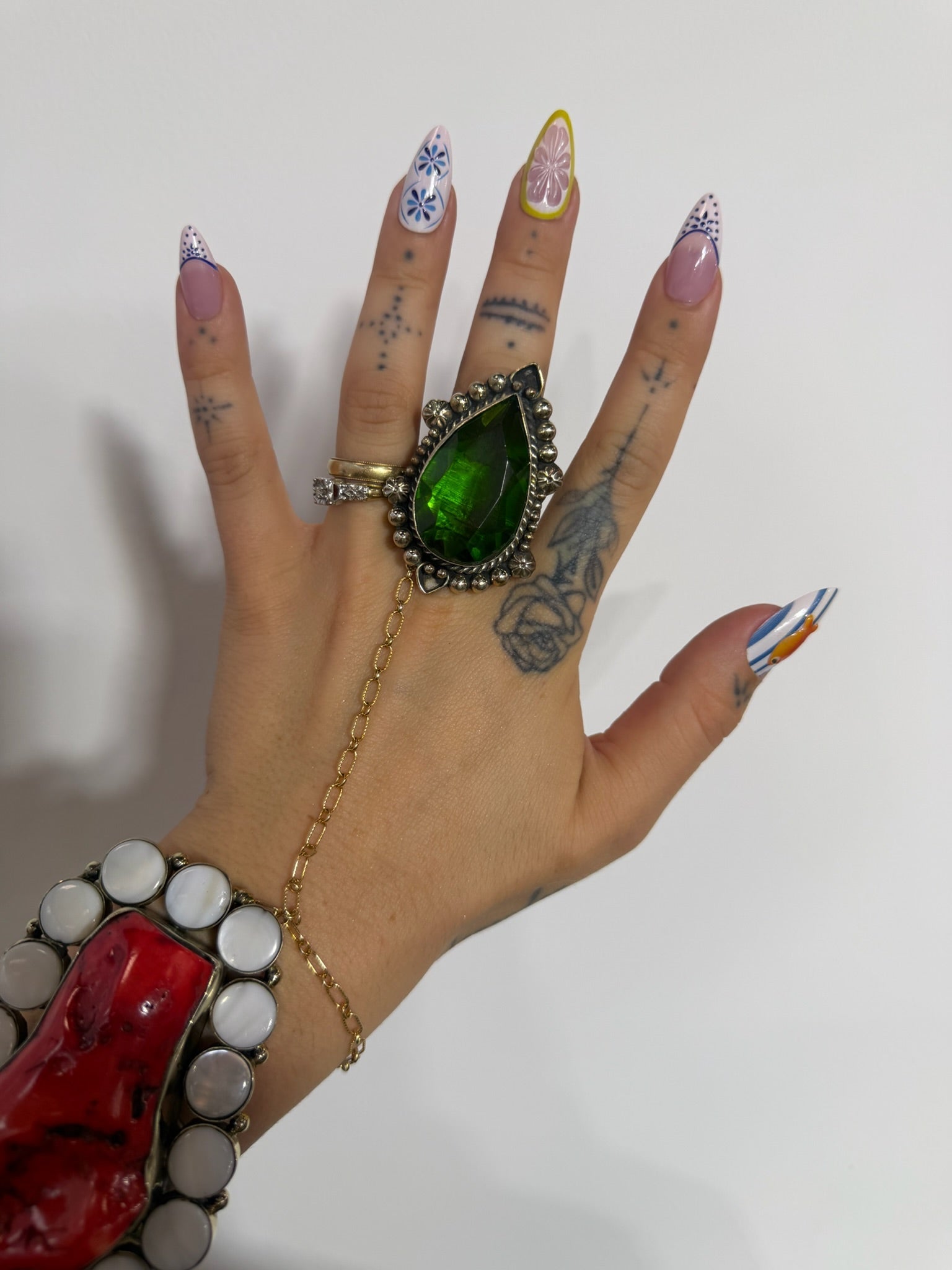 Emerald Tear Drop - ivyandlavyboutique ivyandlavyboutique