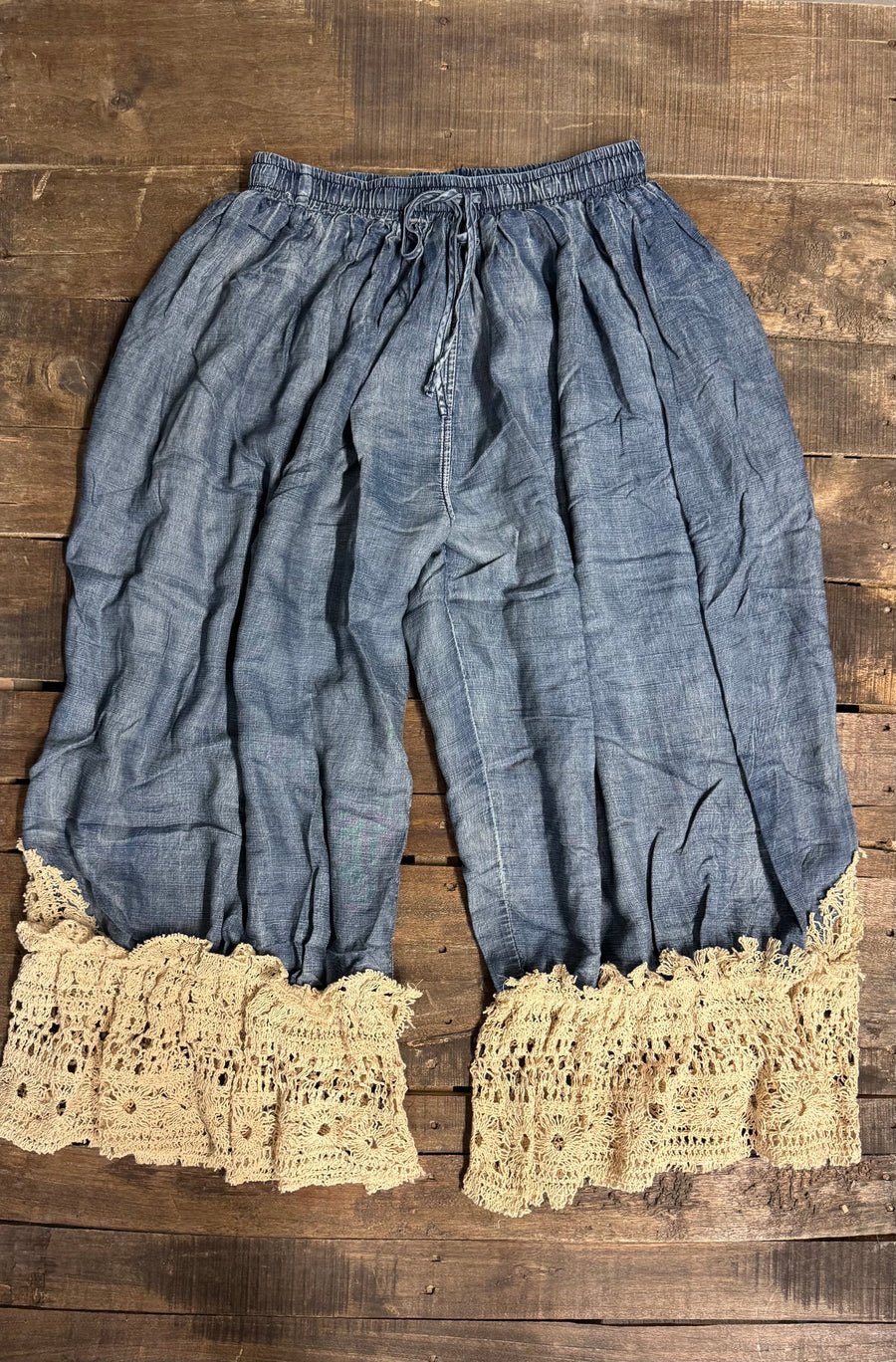 Enchanted Bloomers Chambray - ivyandlavyboutique Jaded Gypsy