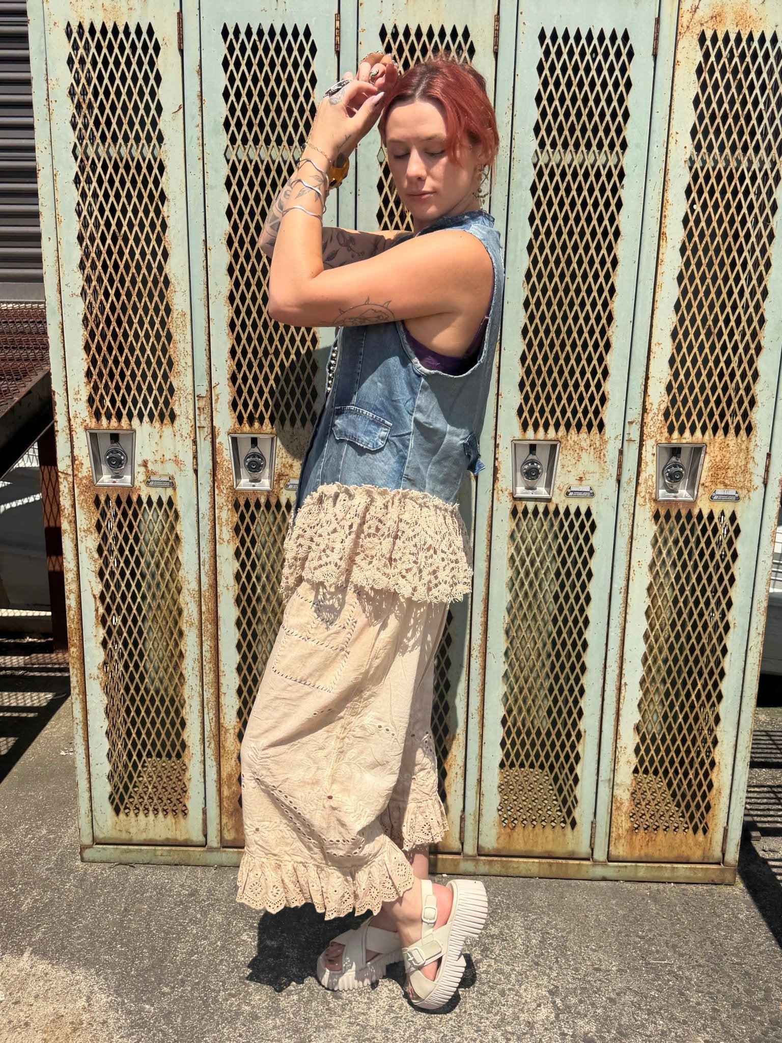 Enchanted Vest- Chambray - ivyandlavyboutique Jaded Gypsy