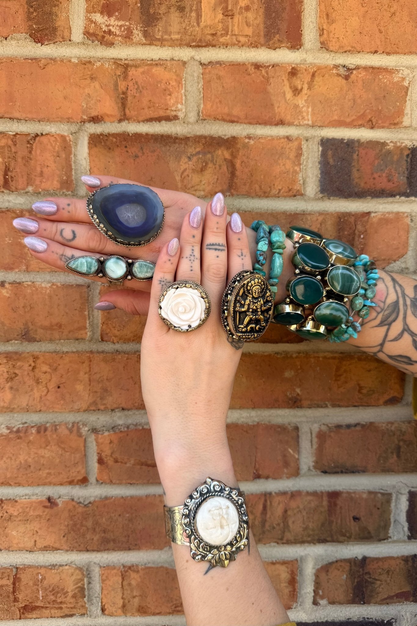Epic Cuff Bracelet Moon and Sun - ivyandlavyboutique ivyandlavyboutique