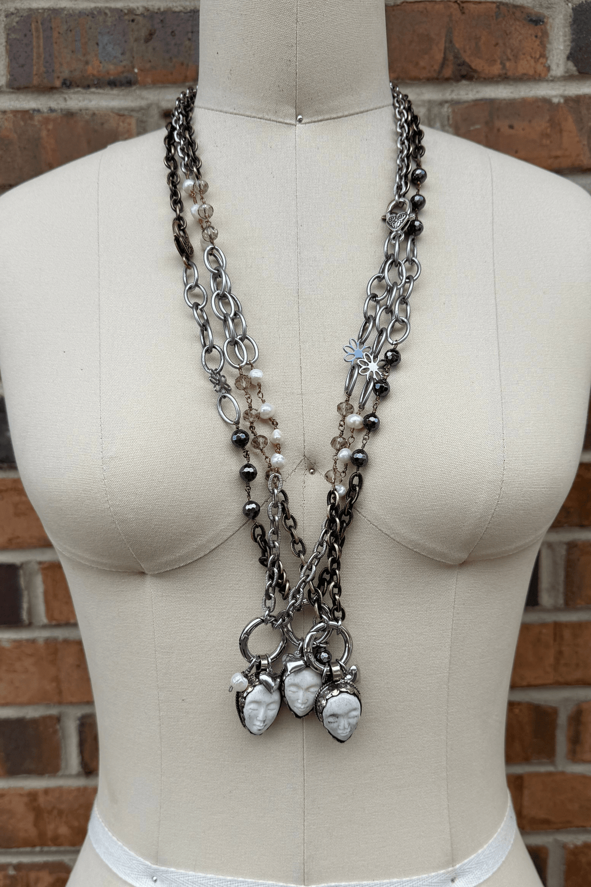 Face Off Necklace - Boho Wanderlust Boutique Boho Wanderlust Boutique