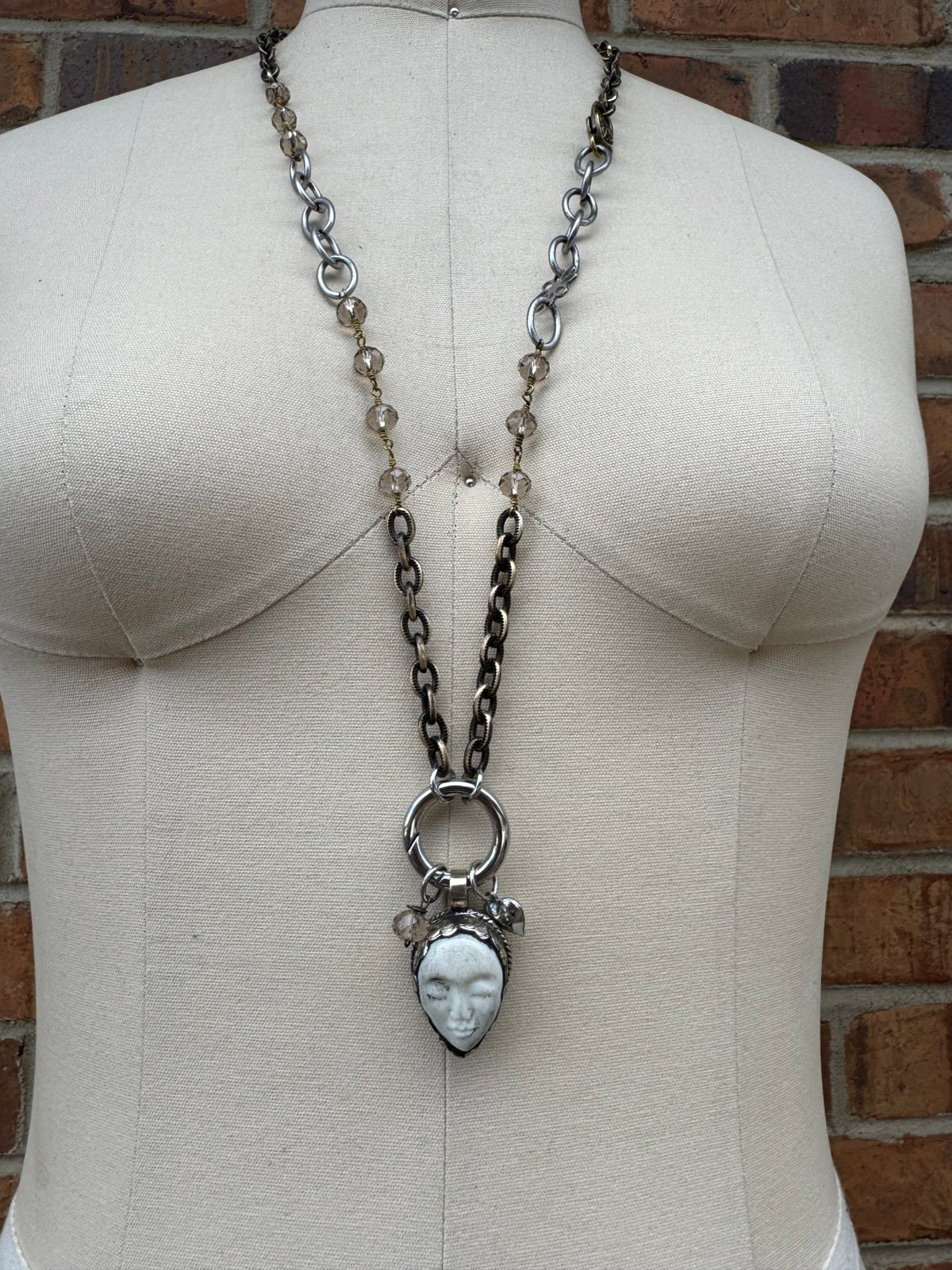 Face Off Necklace - Boho Wanderlust Boutique Boho Wanderlust Boutique