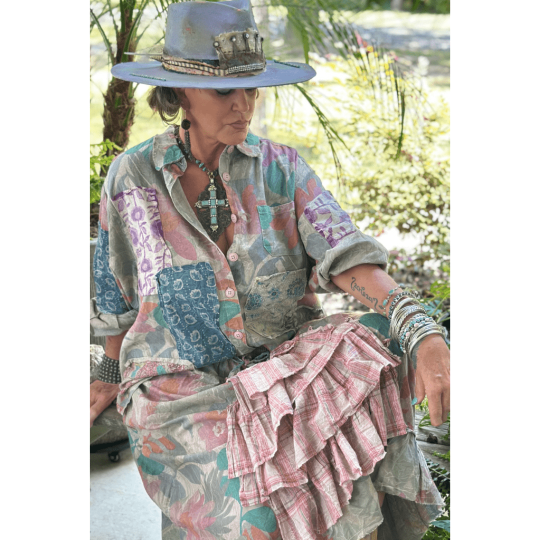 Faded Gardens Top - ivyandlavyboutique Jaded Gypsy