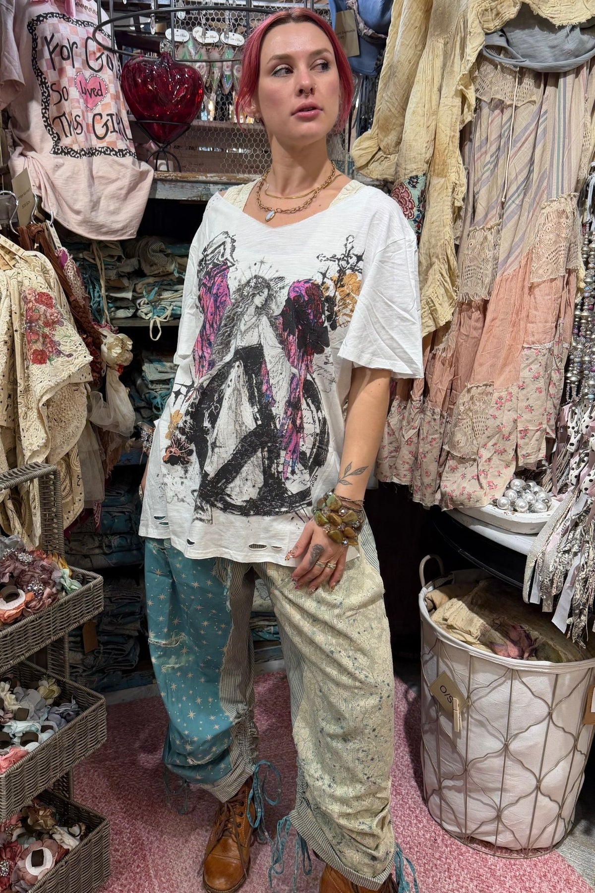 Faded Grace Pant - Boho Wanderlust Boutique A Rare Bird Shop