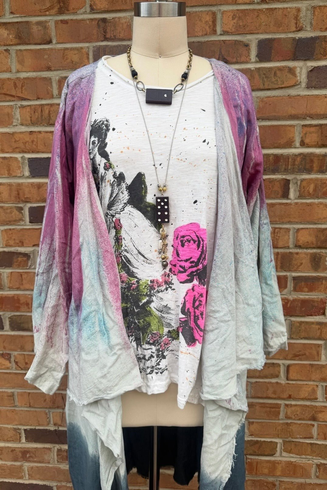 Fading Colors Cardigan - One Size - ivyandlavyboutique A Rare Bird Shop