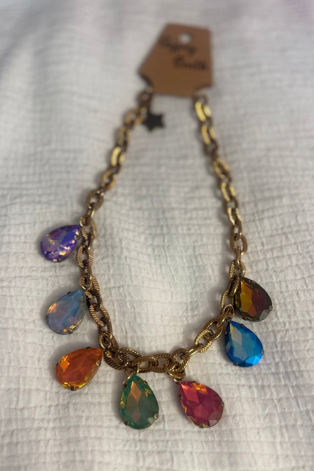 Fall Crystals Necklace Gypsy South Jewelry 17 - Boho Wanderlust Boutique Boho Wanderlust Boutique