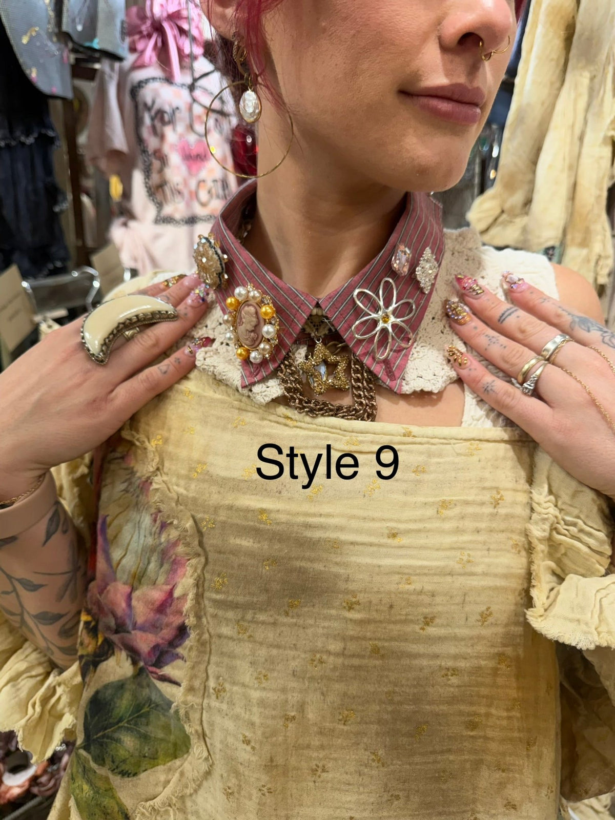 Fancy Collar Necklace - Boho Wanderlust Boutique A Rare Bird Shop