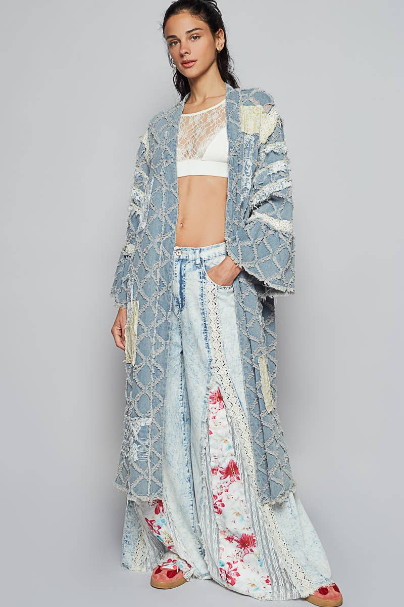 The Denim Dreamer Boho Kimono