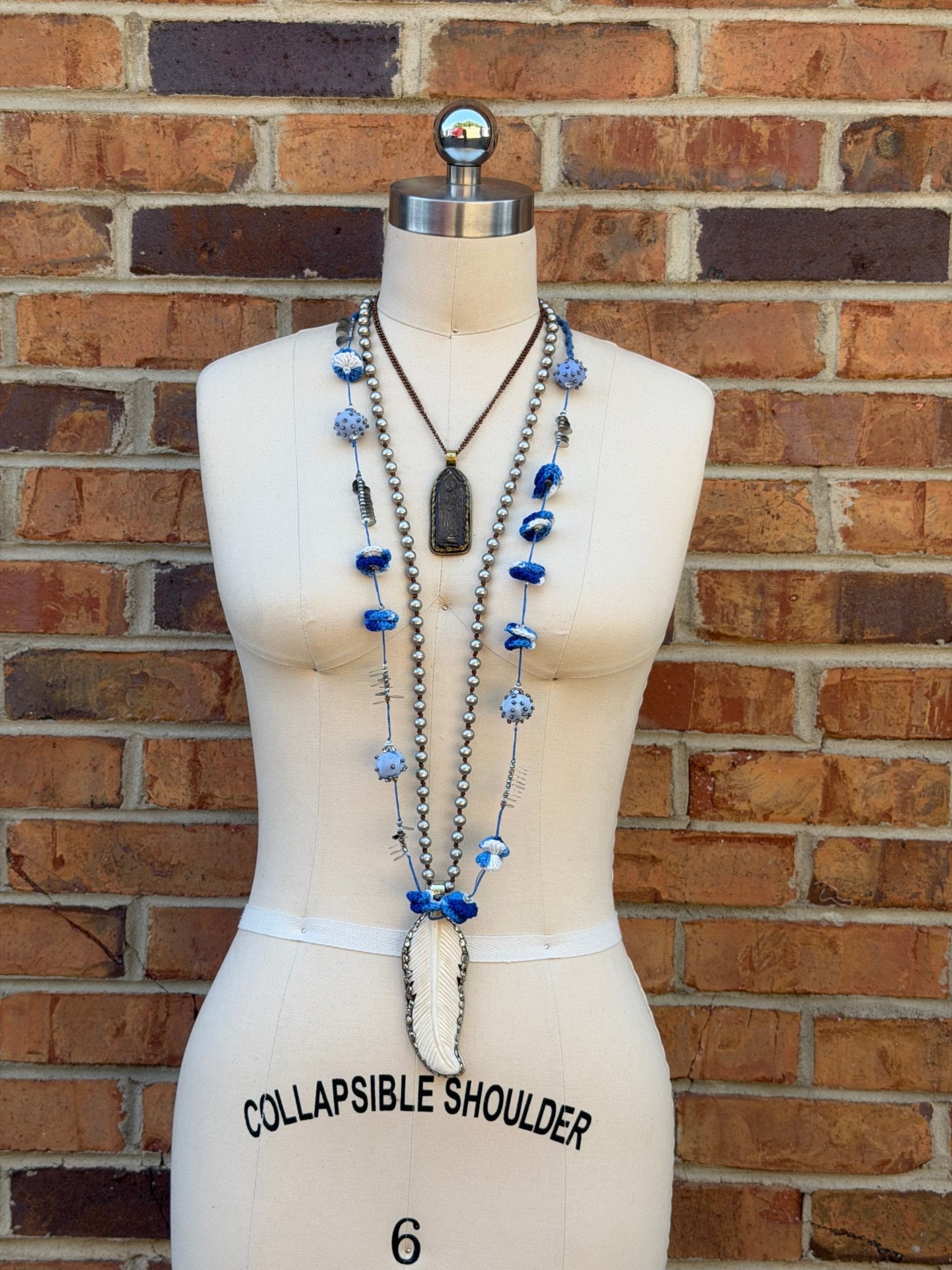 Feather Long Drop Necklace - ivyandlavyboutique ivyandlavyboutique