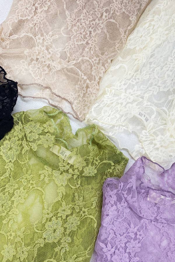 Final Sale - Little Secret Layering Mesh Sheer Top - ivyandlavyboutique JADE BY JANE