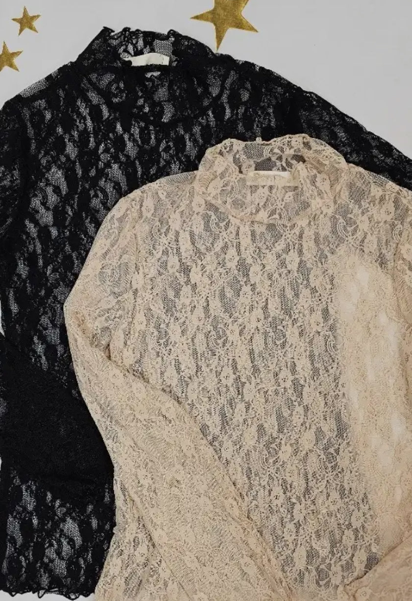 Final Sale - Little Secret Layering Mesh Sheer Top - ivyandlavyboutique JADE BY JANE