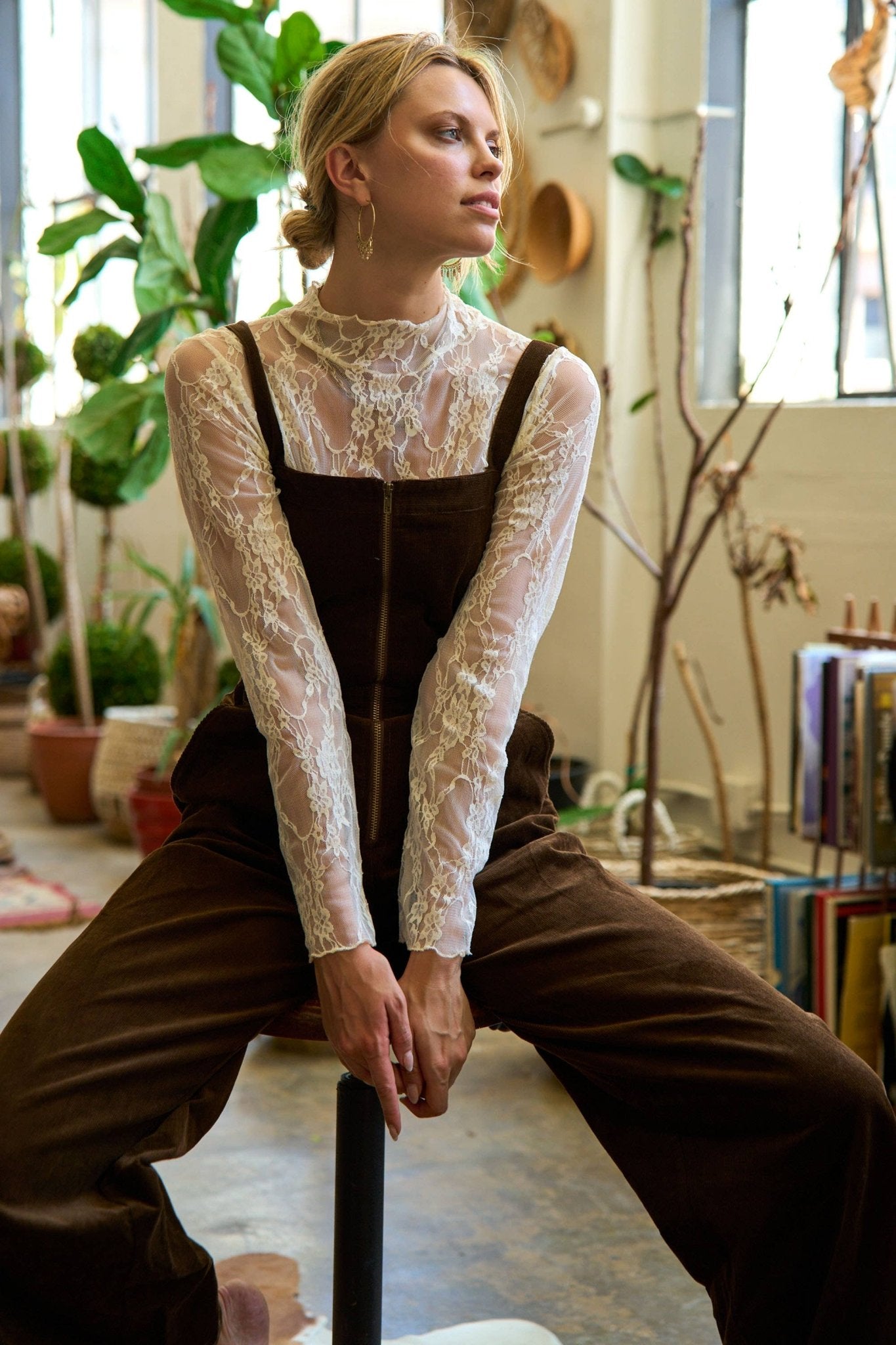 Final Sale - Little Secret Layering Mesh Sheer Top - ivyandlavyboutique JADE BY JANE