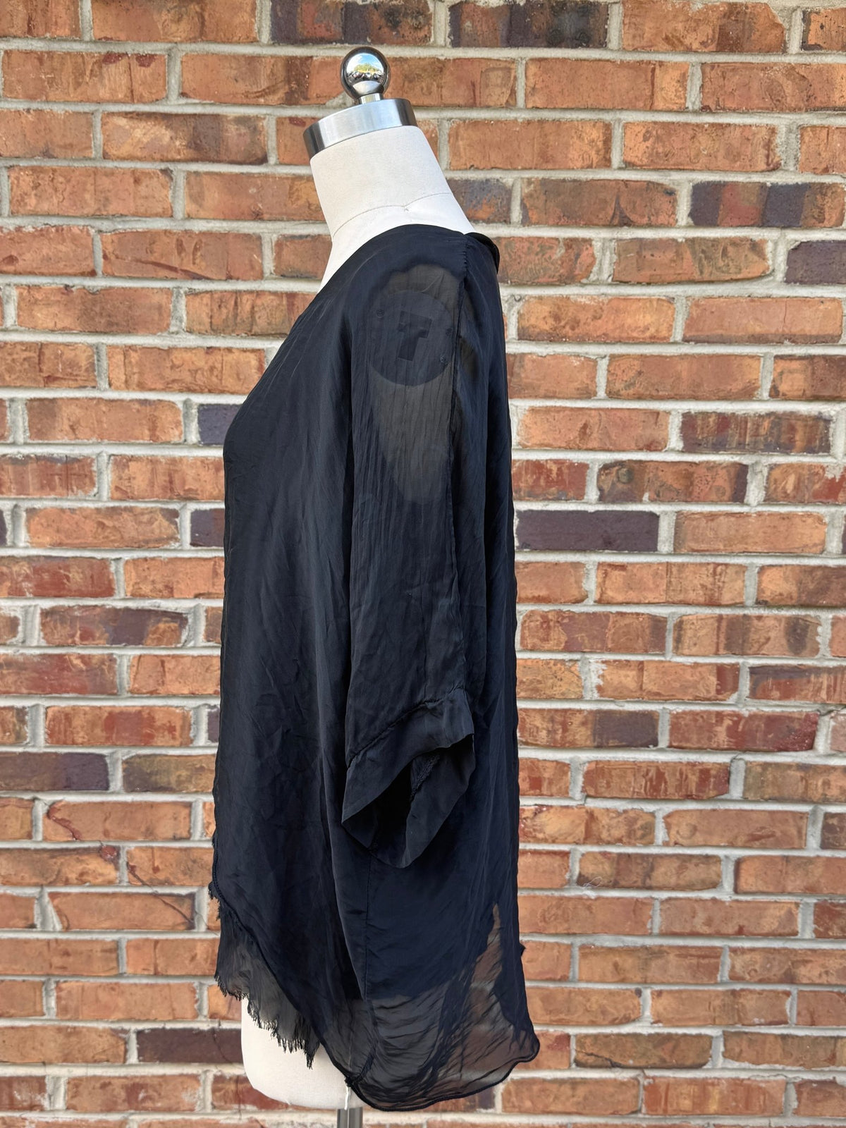 FINAL Sale- Silk Classic Everyday Top - ivyandlavyboutique Karamel Collection