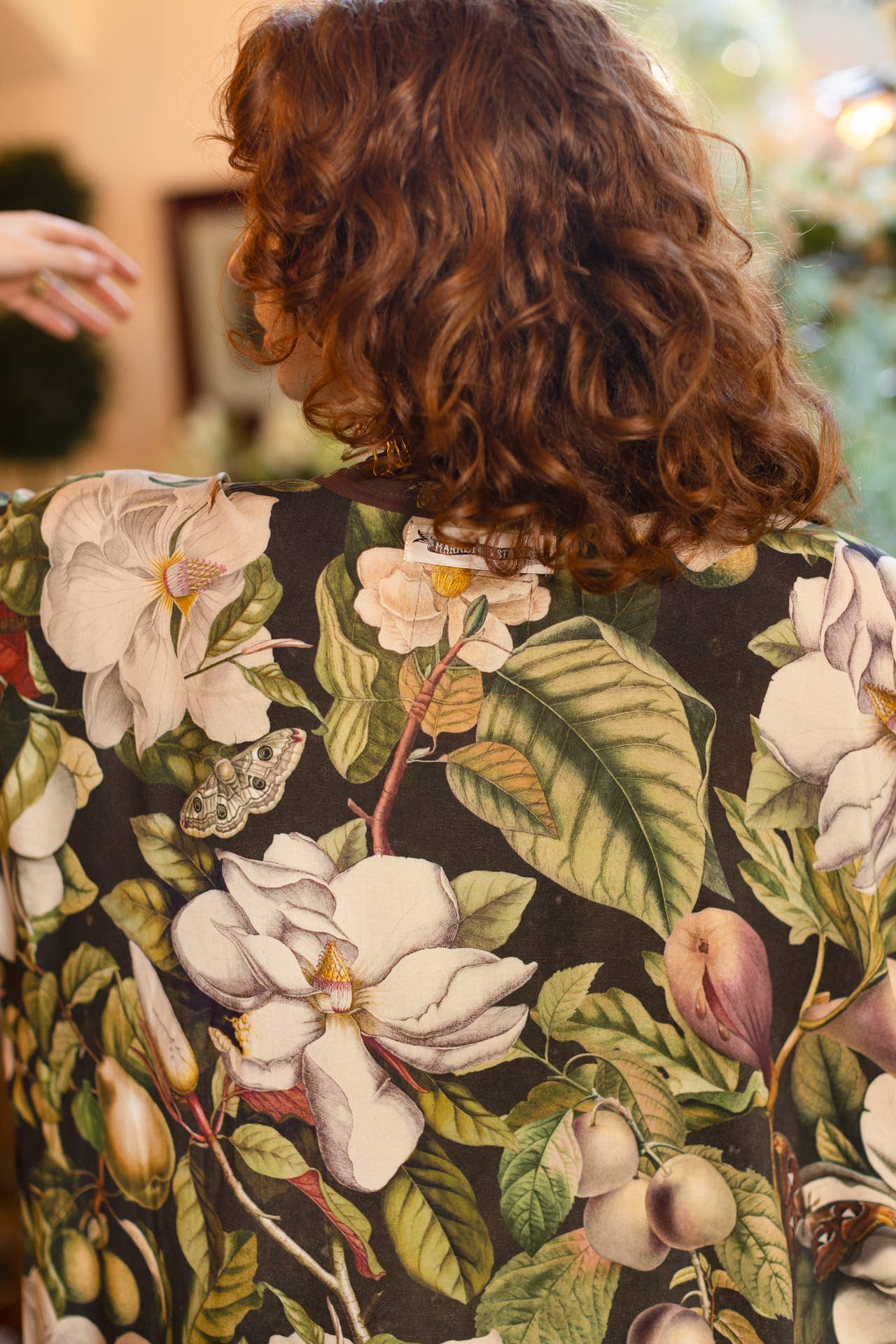 Fleur De Lune Opera Duster Kimono Robe w/ Florals & Bees - ivyandlavyboutique Market of Stars (USA)