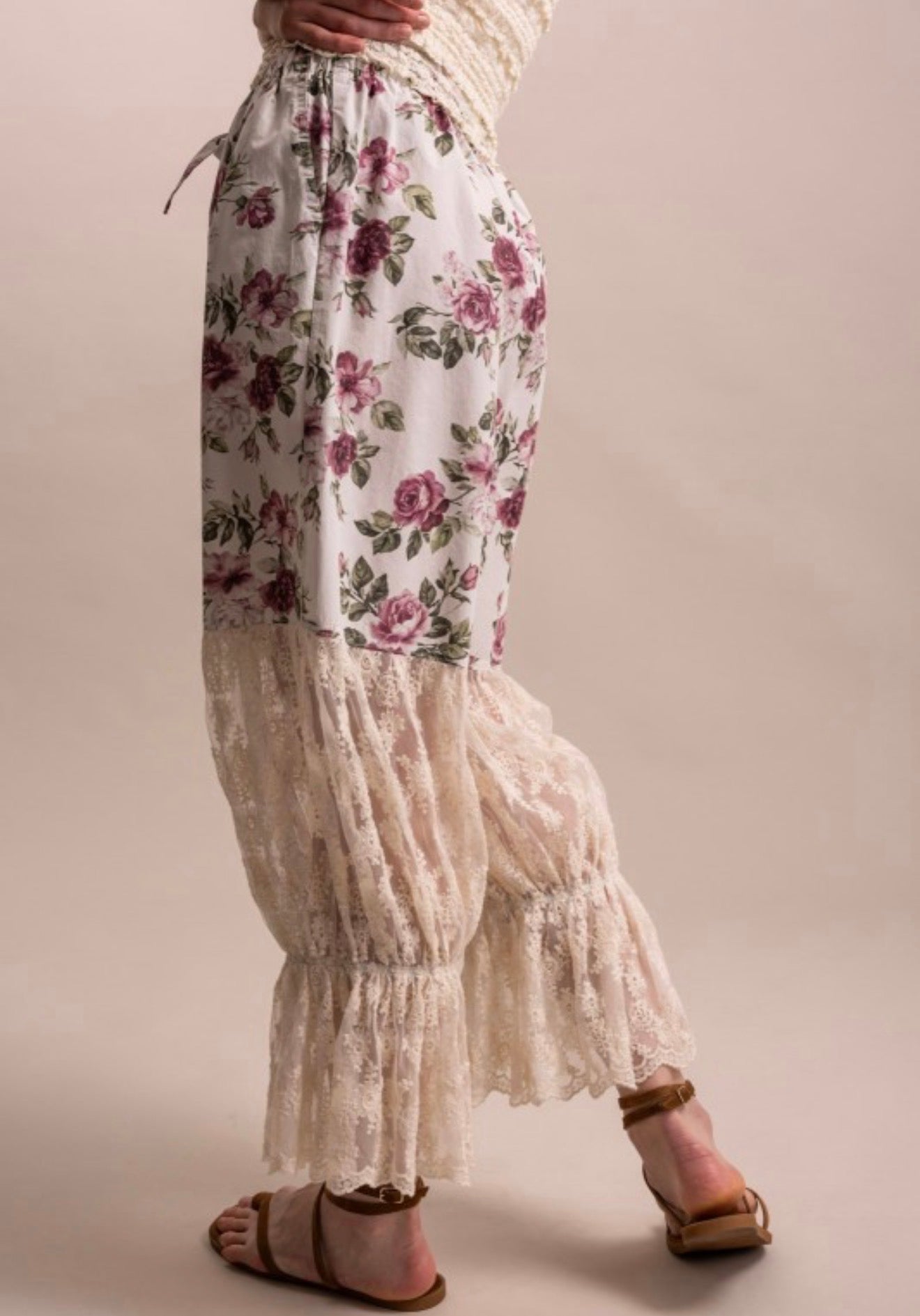 Floral Dreams Sheer Bottom Bloomers - ivyandlavyboutique Blue Velvet