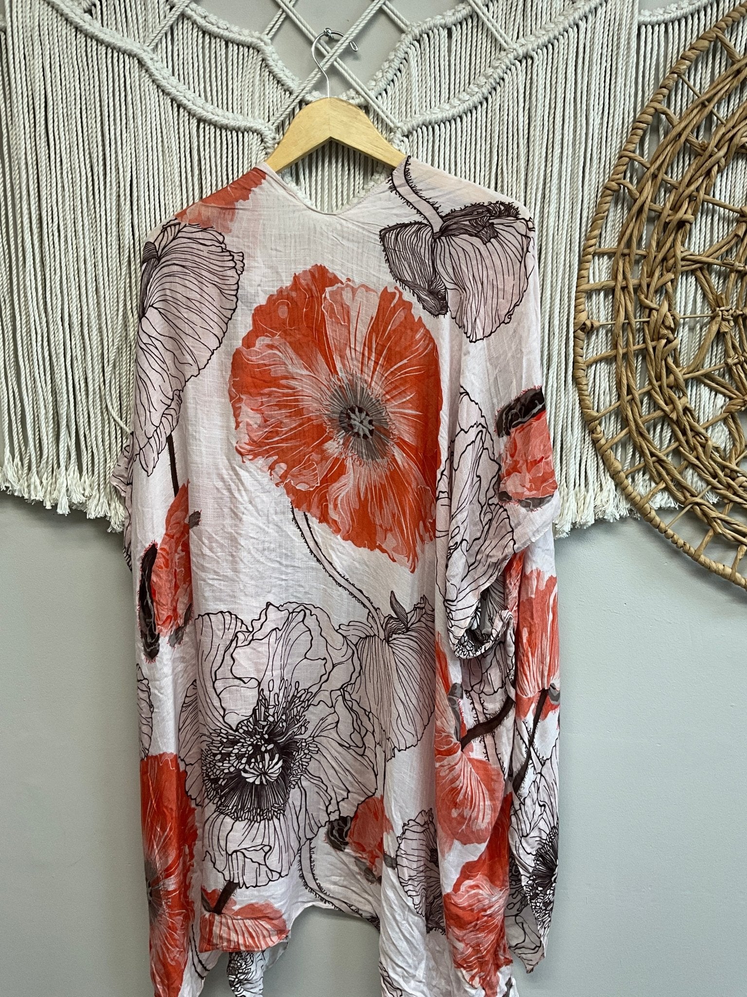 Floral Ruggine Kimono SALE - ivyandlavyboutique ivyandlavyboutique
