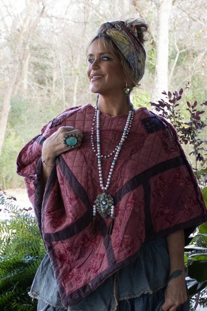 Flutter About Poncho - ivyandlavyboutique Jaded Gypsy