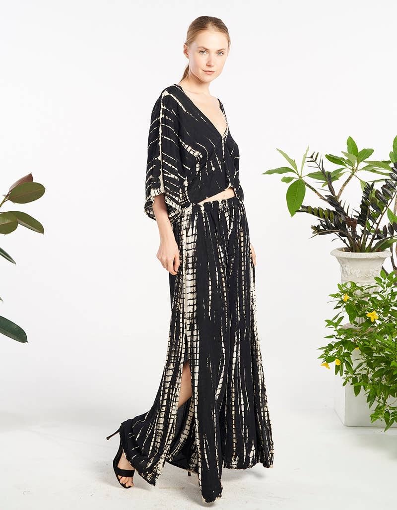 Forest Breeze Wide Leg Pant - ivyandlavyboutique Kathmandu Imports