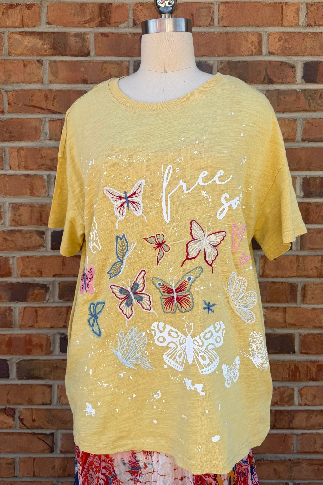 Free your Soul Sunshine Tee - ivyandlavyboutique Blue Velvet