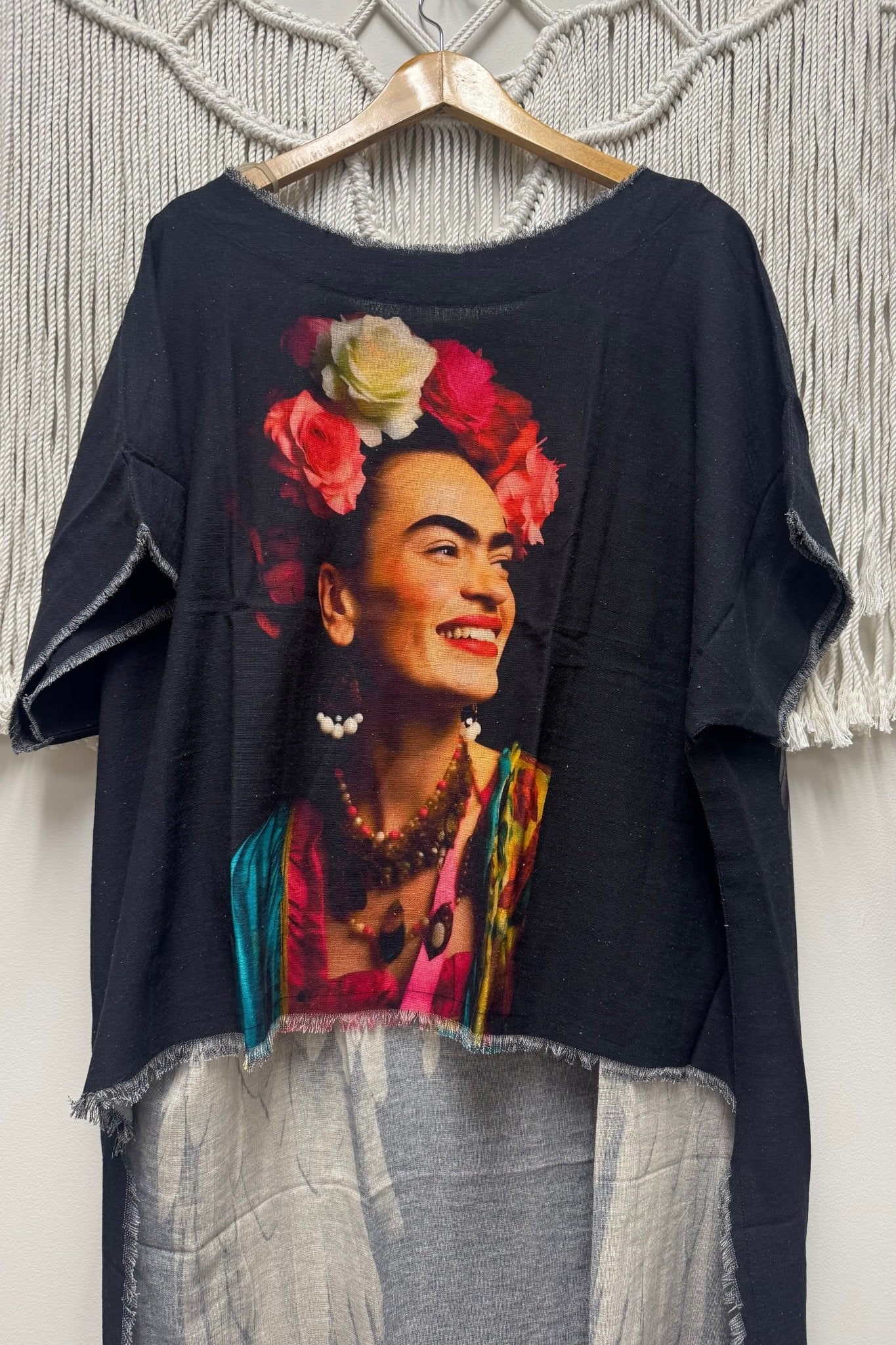 Frida w/ Wings Hi Lo - ivyandlavyboutique I LOVE LINEN