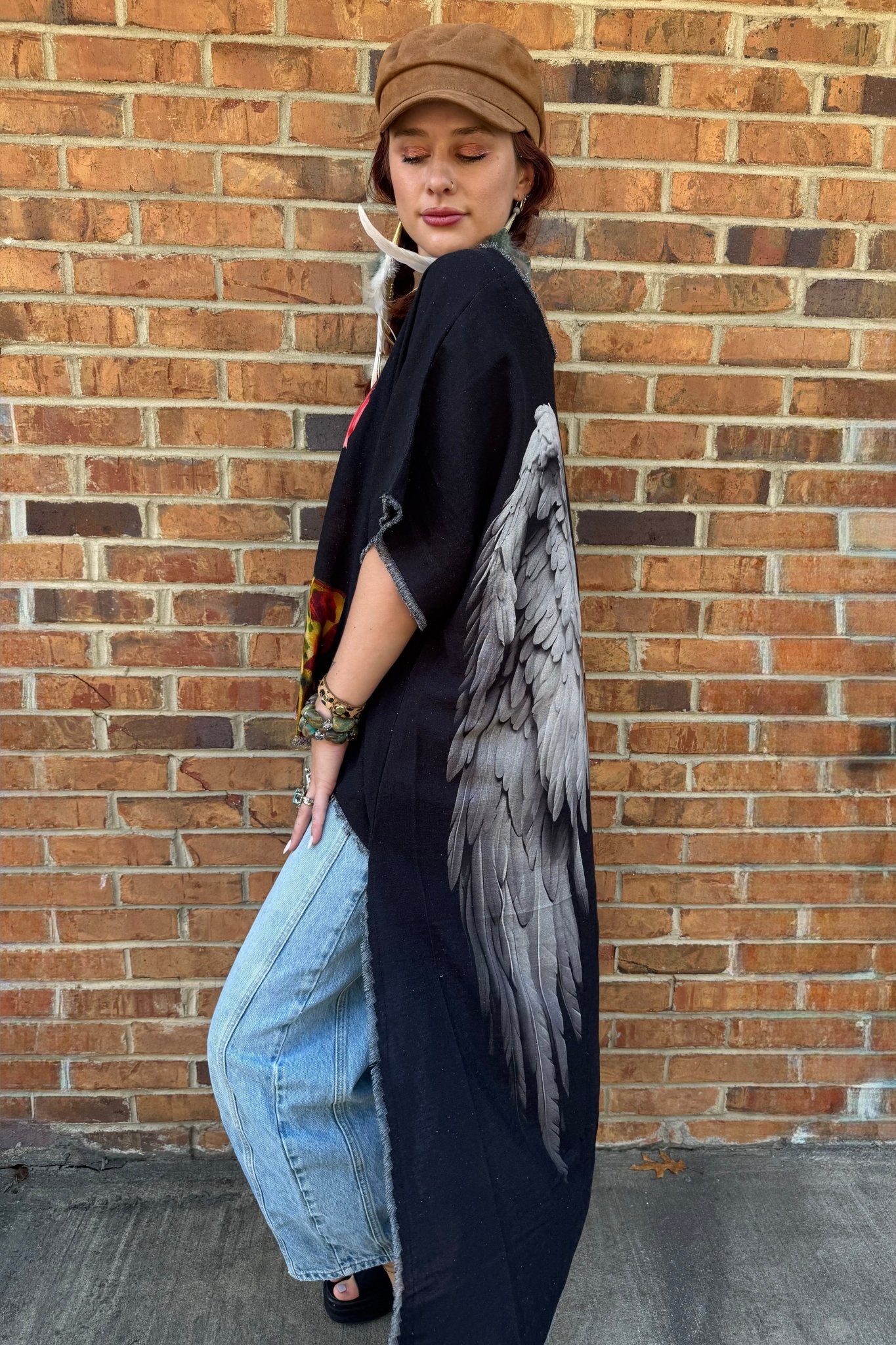 Frida w/ Wings Hi Lo - ivyandlavyboutique I LOVE LINEN