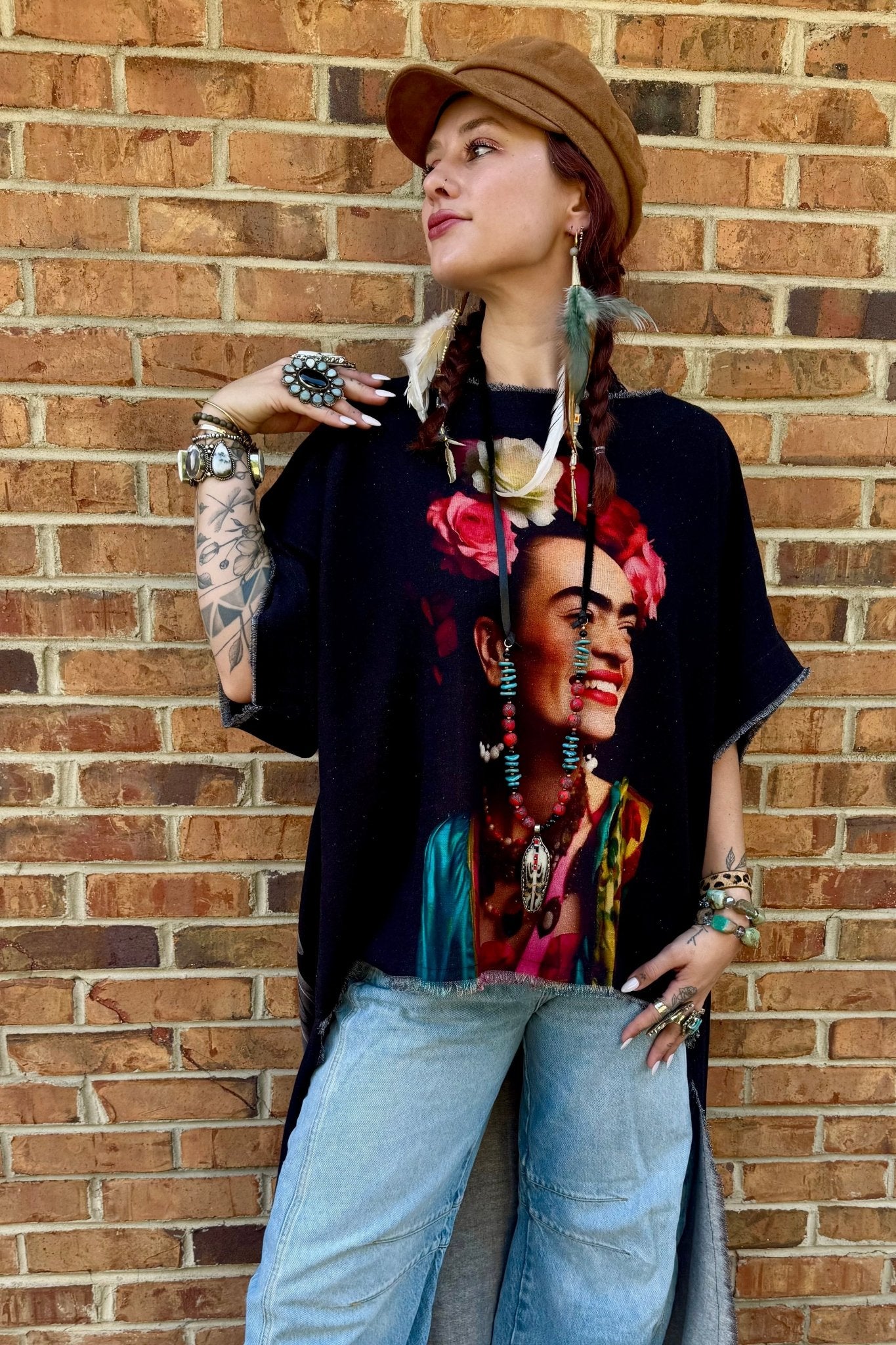 Frida w/ Wings Hi Lo - ivyandlavyboutique I LOVE LINEN