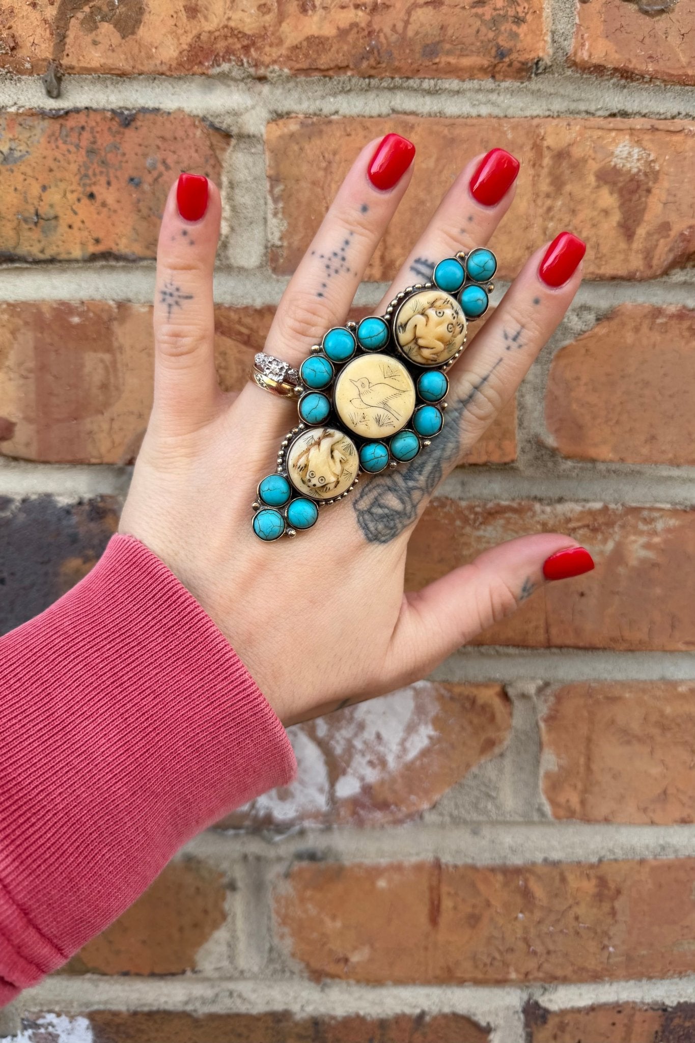 Froggy Hop Long Statement Ring - ivyandlavyboutique ivyandlavyboutique