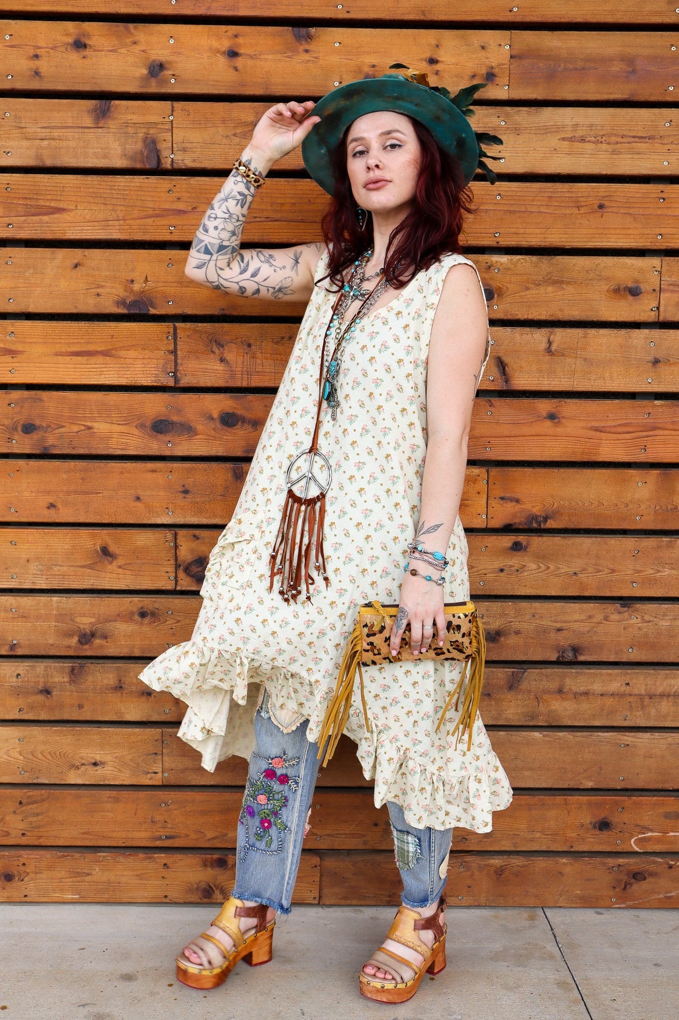 Full Bloom Layering Slip Tunic Dress - ivyandlavyboutique Jaded Gypsy