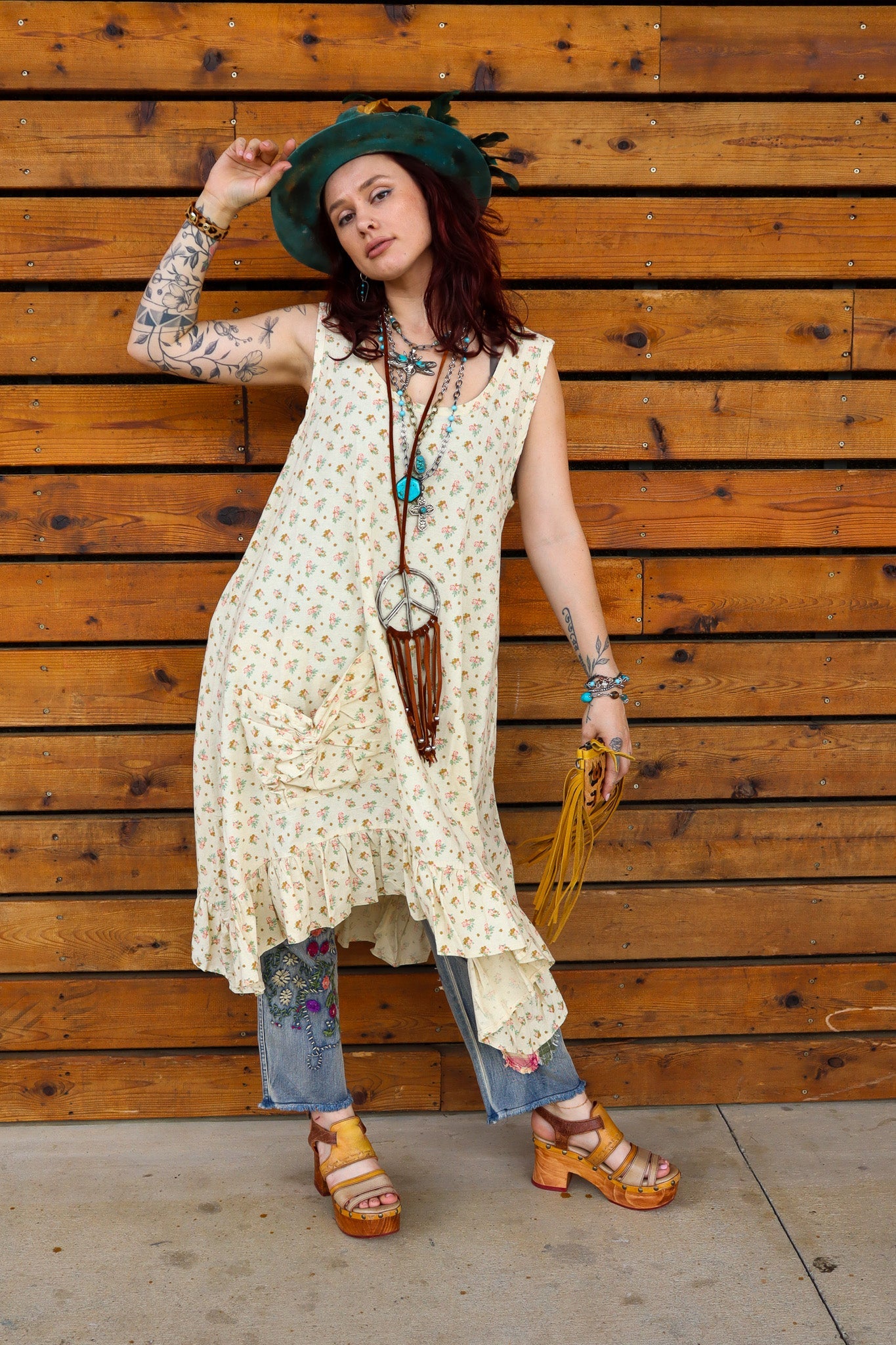 Full Bloom Layering Slip Tunic Dress - ivyandlavyboutique Jaded Gypsy
