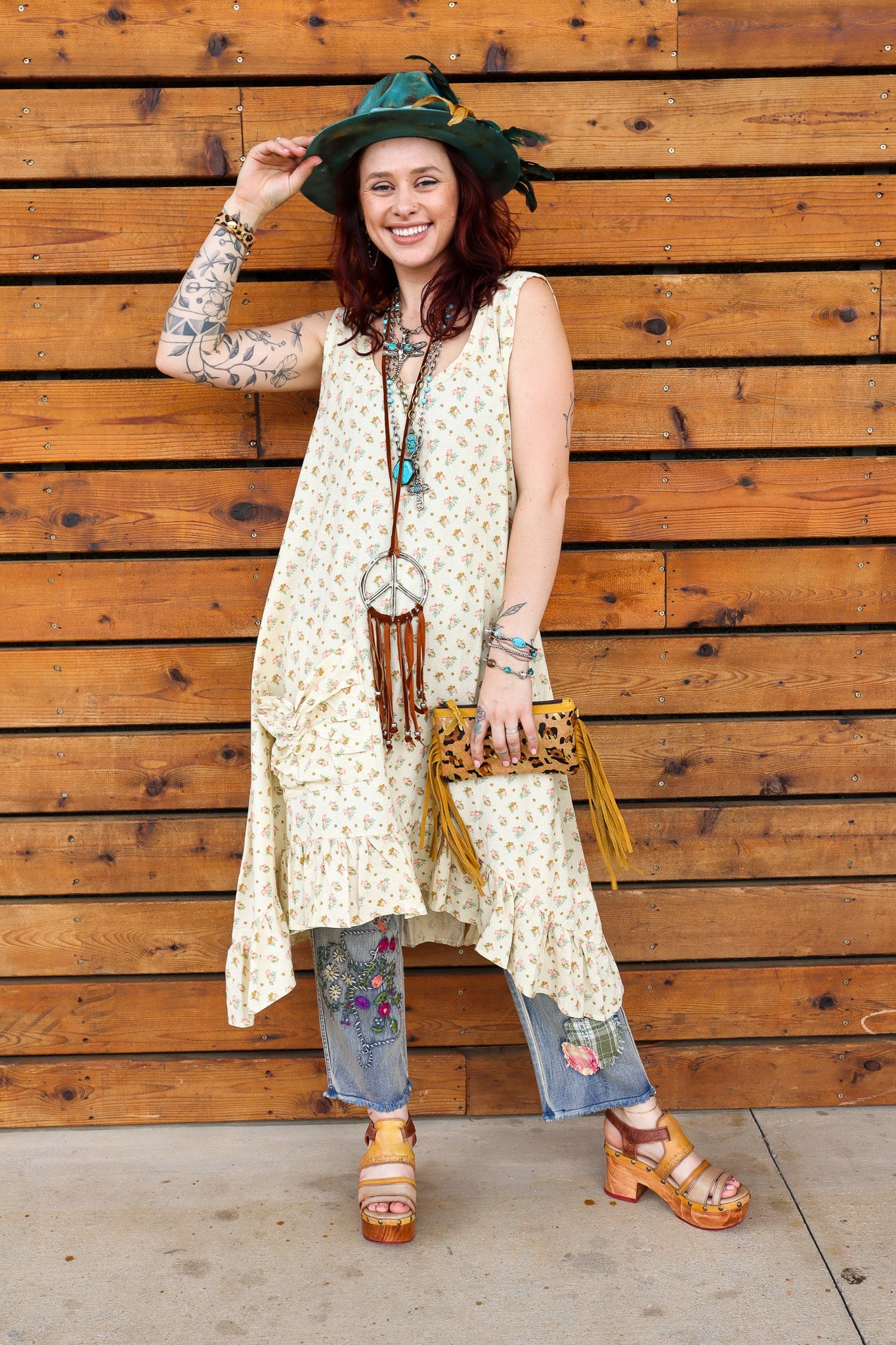 Full Bloom Layering Slip Tunic Dress - ivyandlavyboutique Jaded Gypsy
