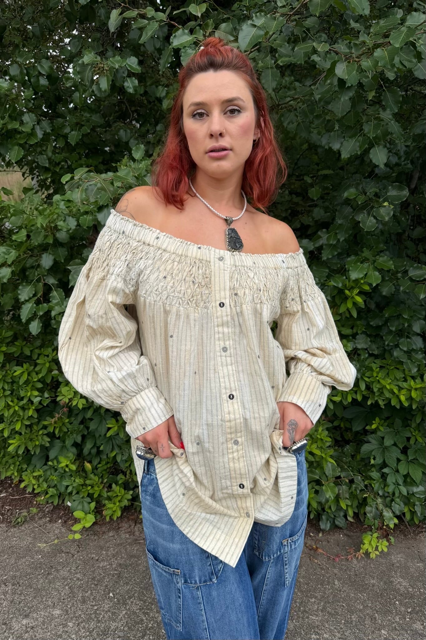 Fun and Flirty Off The Shoulders Top - ivyandlavyboutique A Rare Bird Shop
