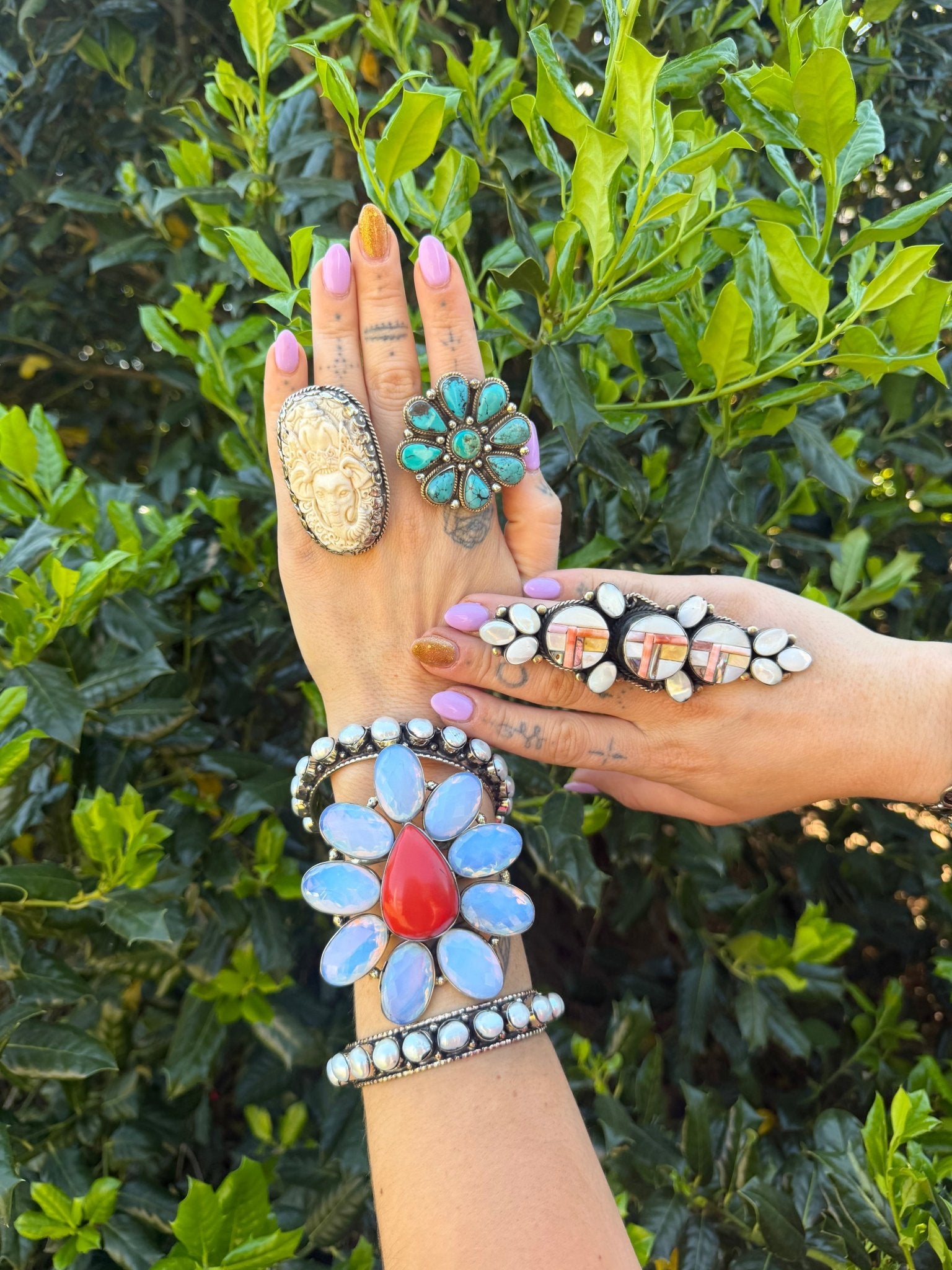 Ganesha 2 Ring - ivyandlavyboutique ivyandlavyboutique