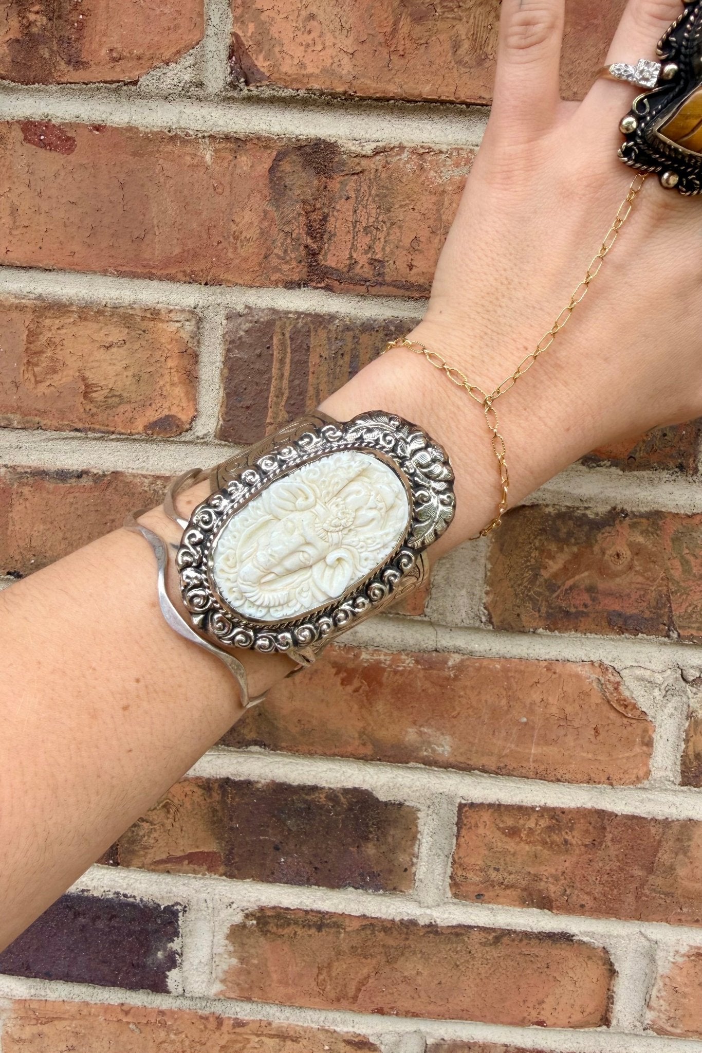 Ganesha Epic Cuff 3 - ivyandlavyboutique ivyandlavyboutique