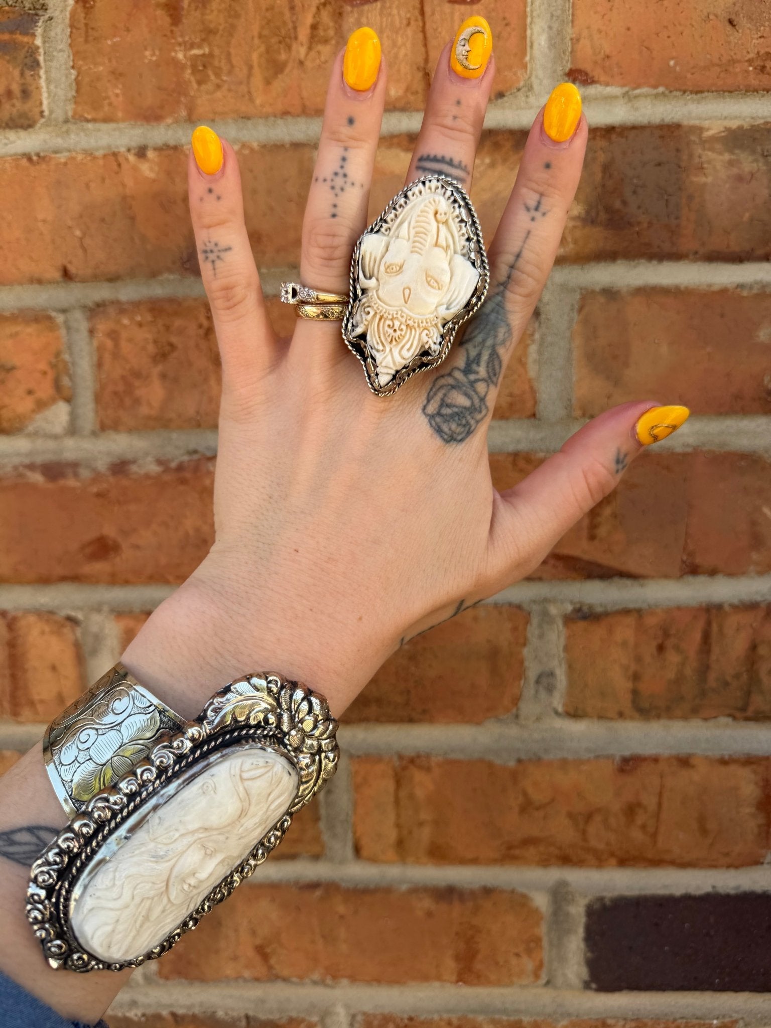 Ganesha Head Ring - ivyandlavyboutique ivyandlavyboutique