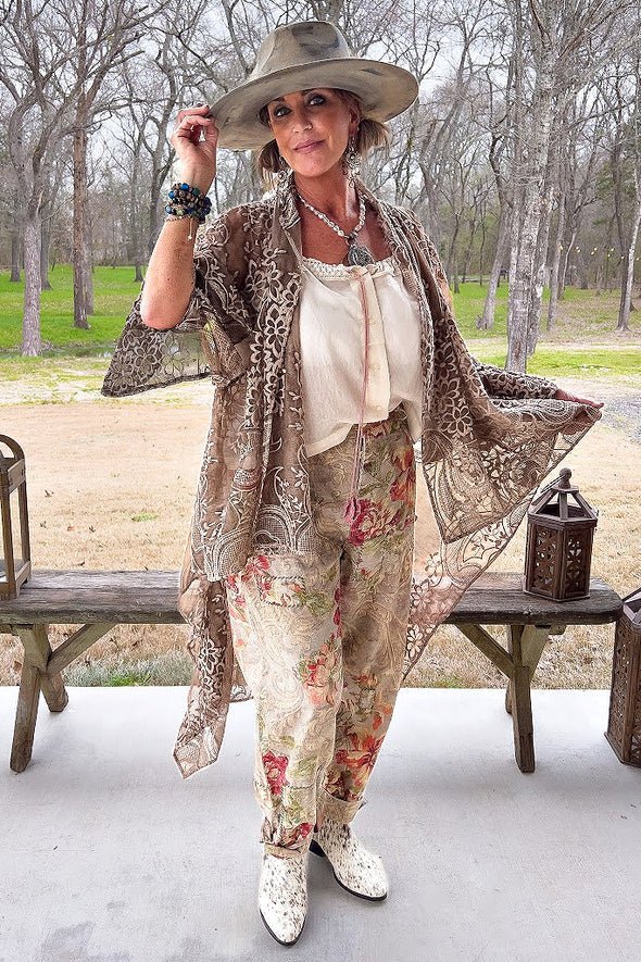 Garden Bliss Kimono - ivyandlavyboutique Jaded Gypsy