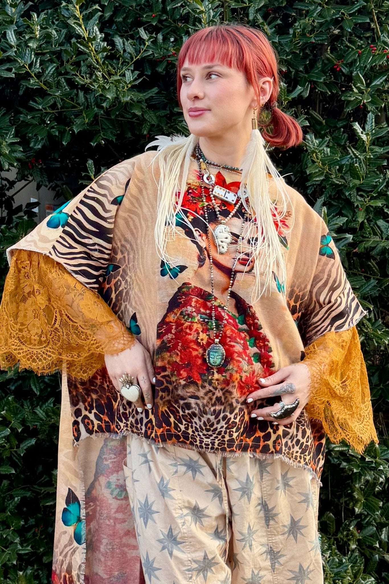 Garden Tea Lace Top - Golden - ivyandlavyboutique Jaded Gypsy