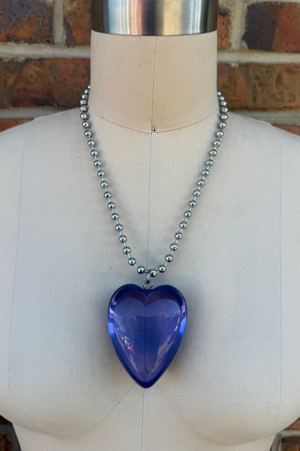 Glass Heart Goner Necklace - Boho Wanderlust Boutique Boho Wanderlust Boutique