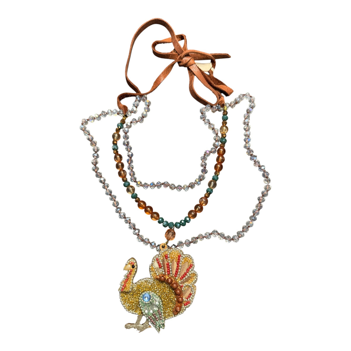 Gobble Gobble Necklace - Boho Wanderlust Boutique A Rare Bird Shop