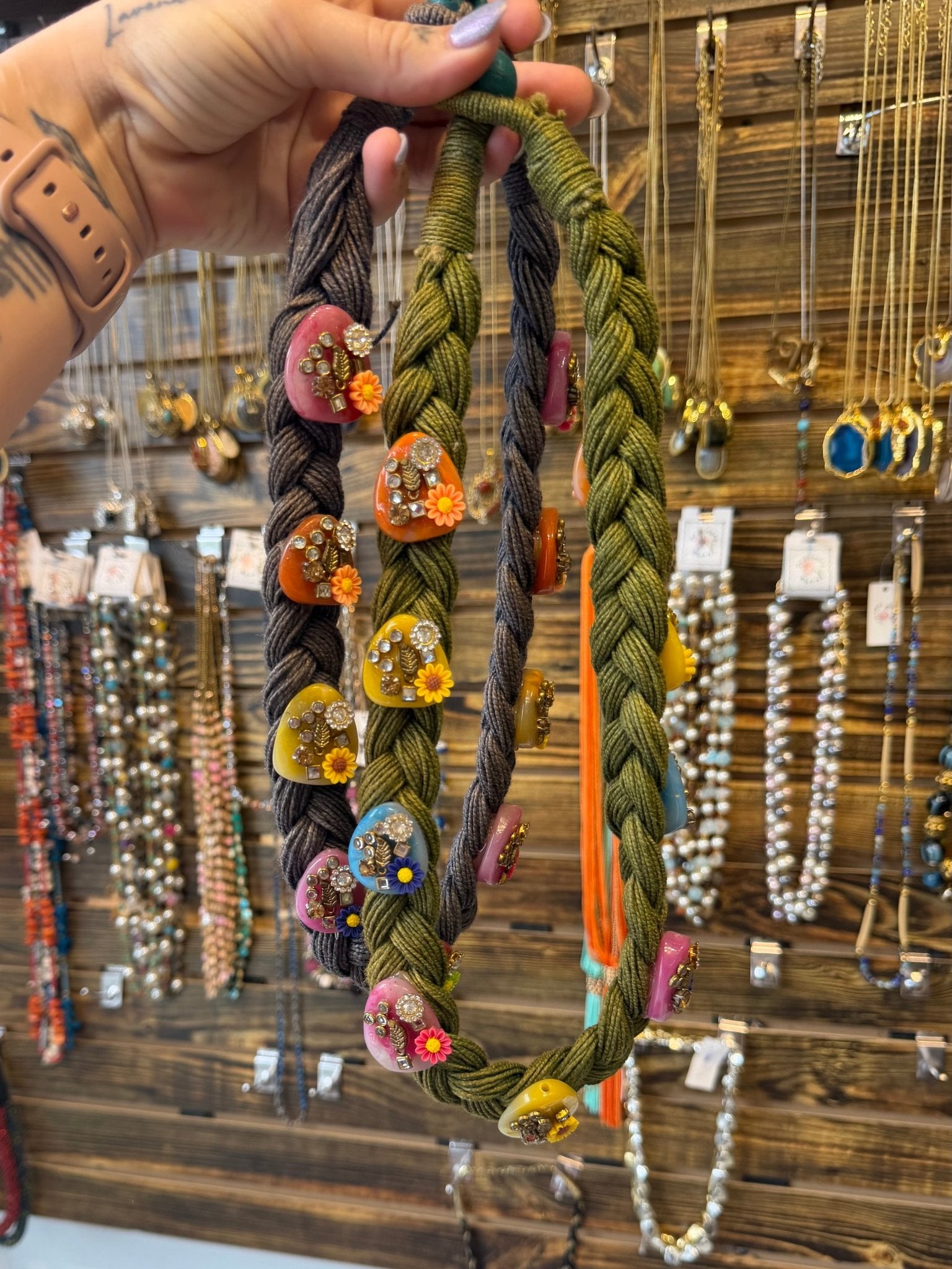 Goddess Braided Necklace - ivyandlavyboutique ivyandlavyboutique