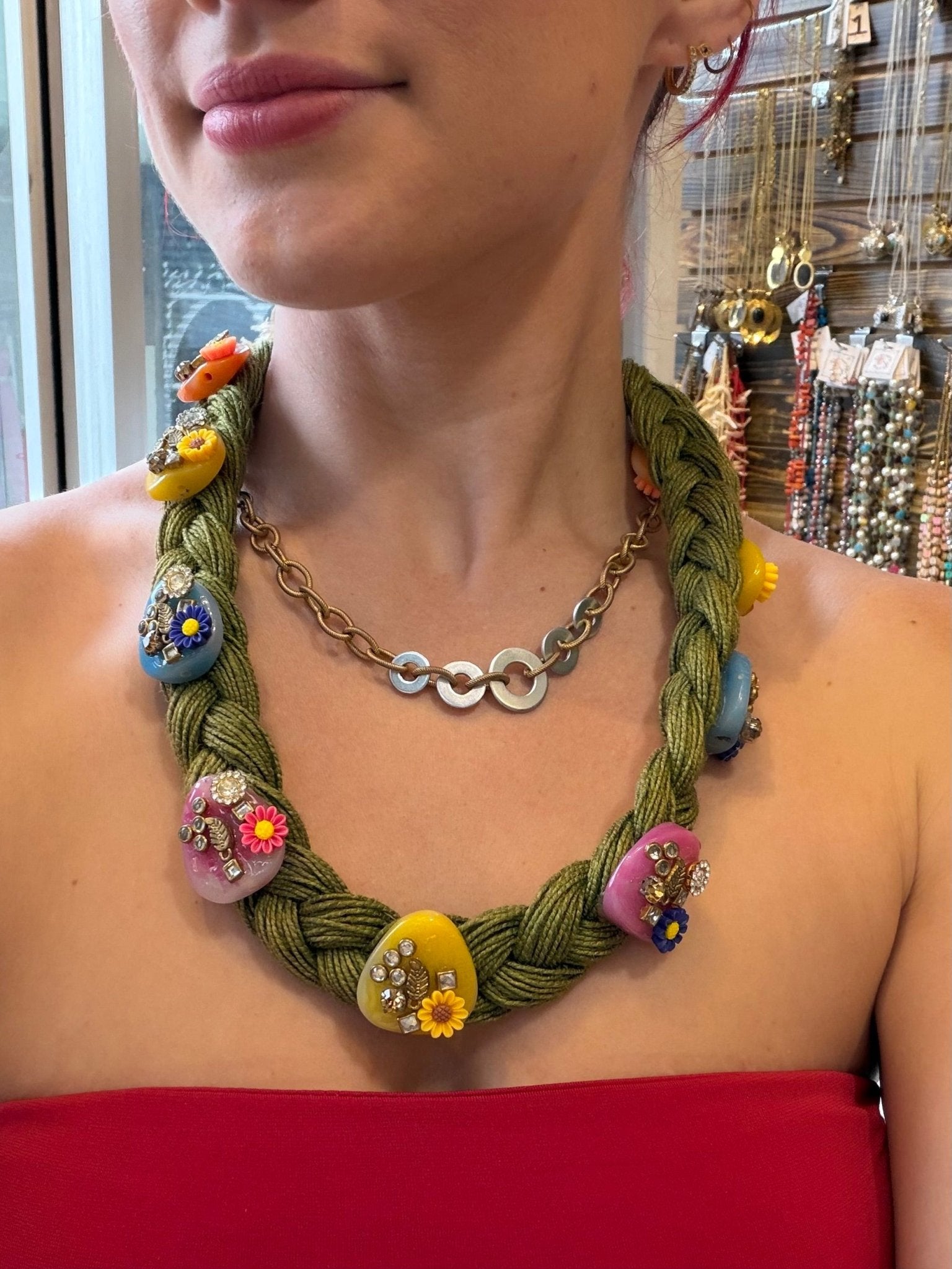 Goddess Braided Necklace - ivyandlavyboutique ivyandlavyboutique